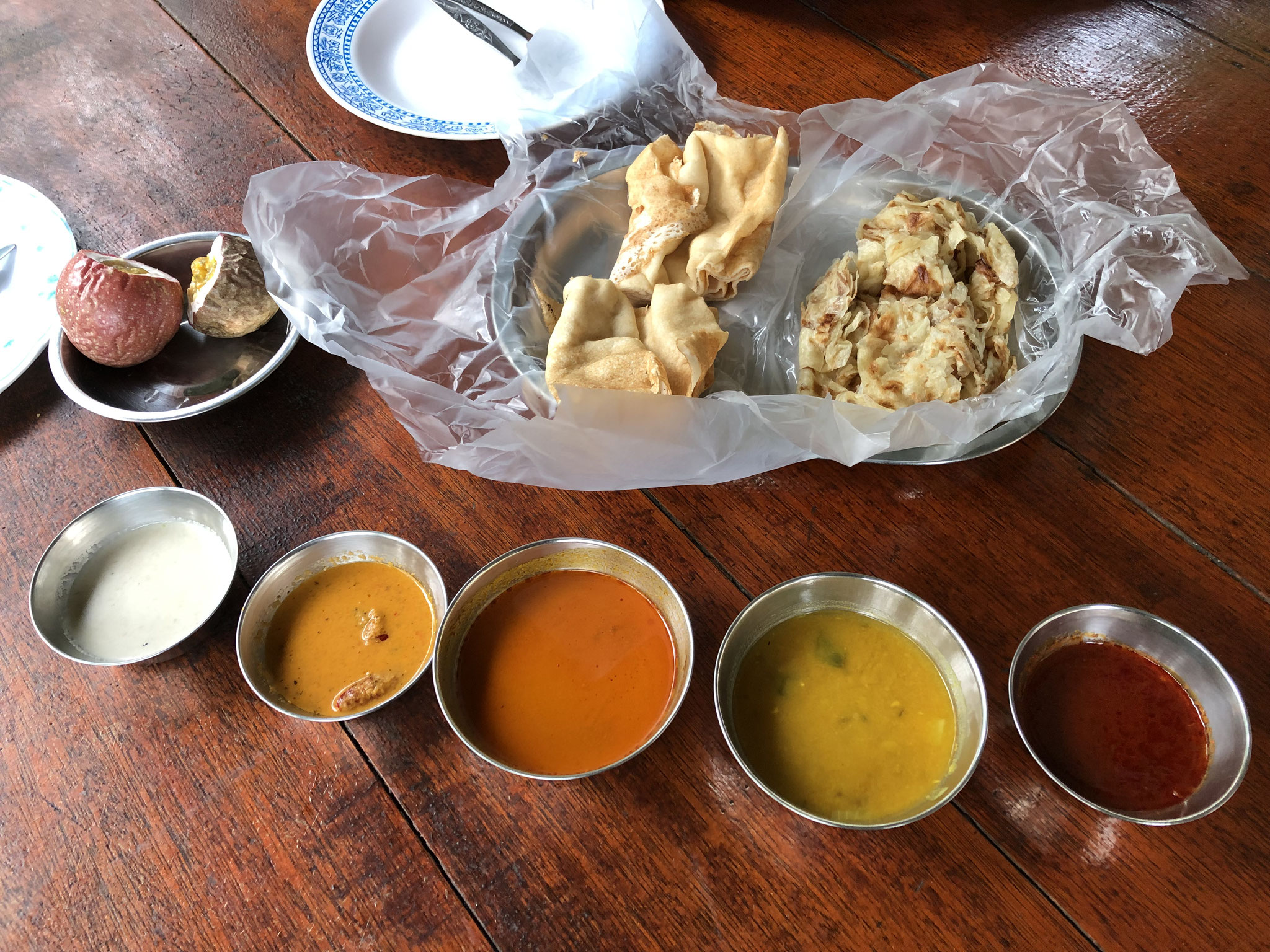 Traditionelles Frühstück in den Cameron Highlands