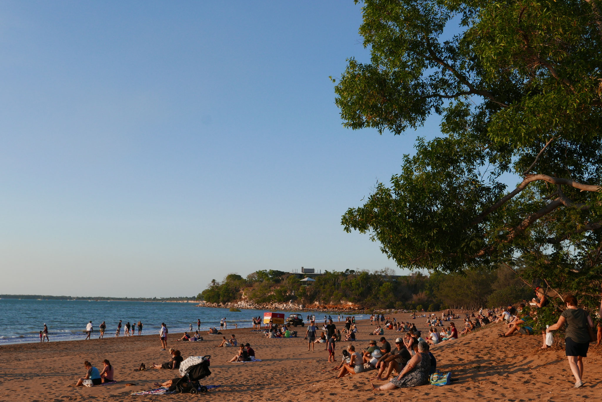 Mindle Beach kurz vor Sonnenuntergang