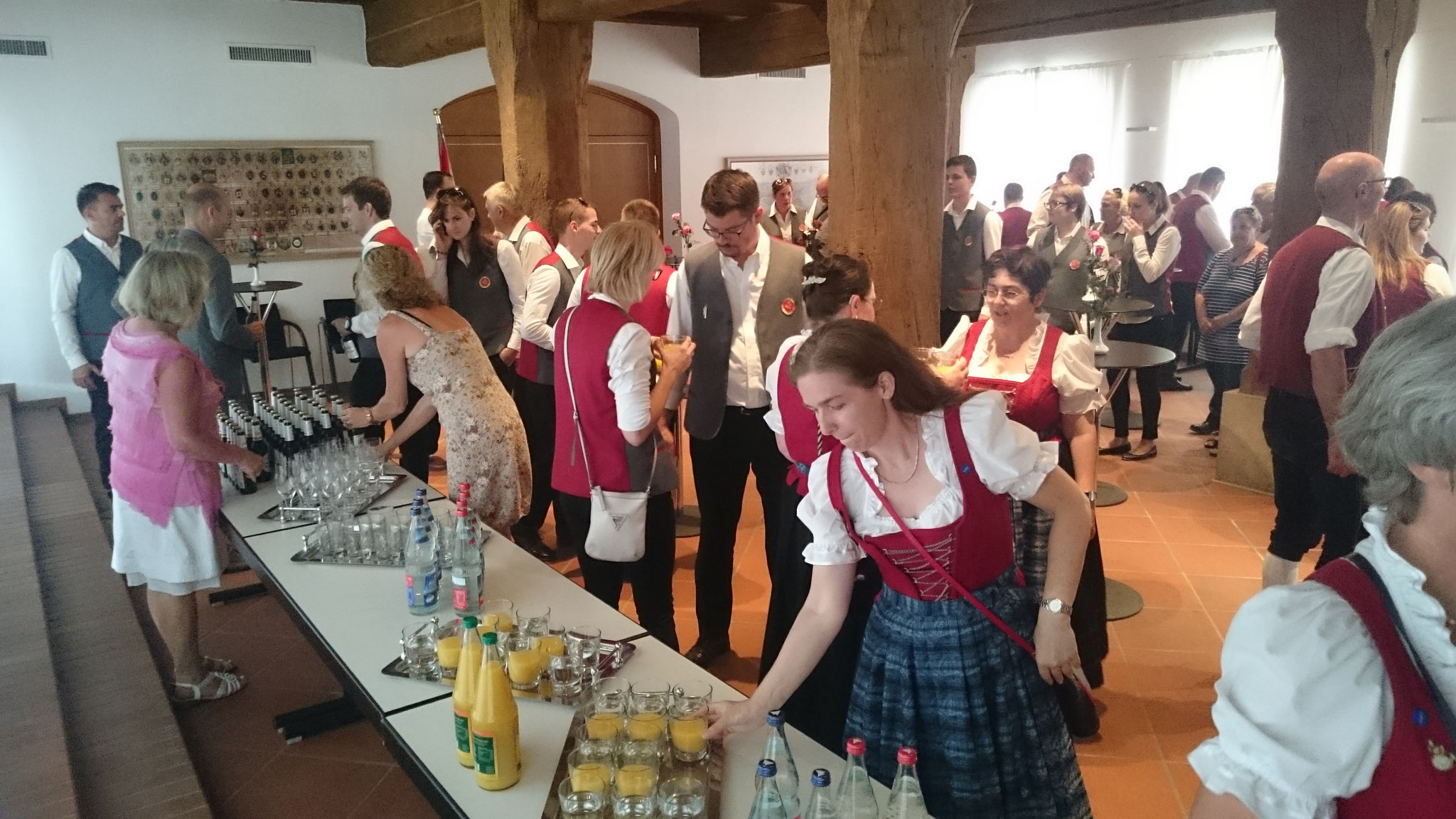 Empfang der Stadtkapelle Sopron 2017