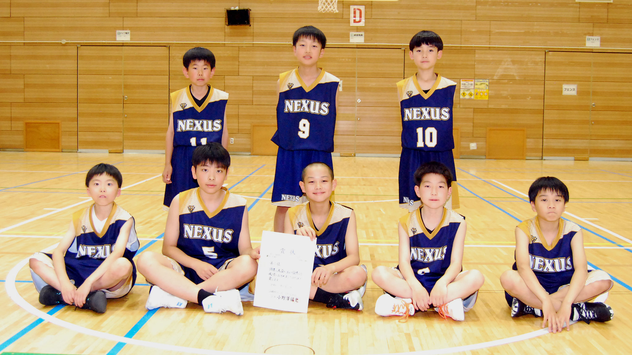 男子4位　NEXUSミニバスケットボールクラブ