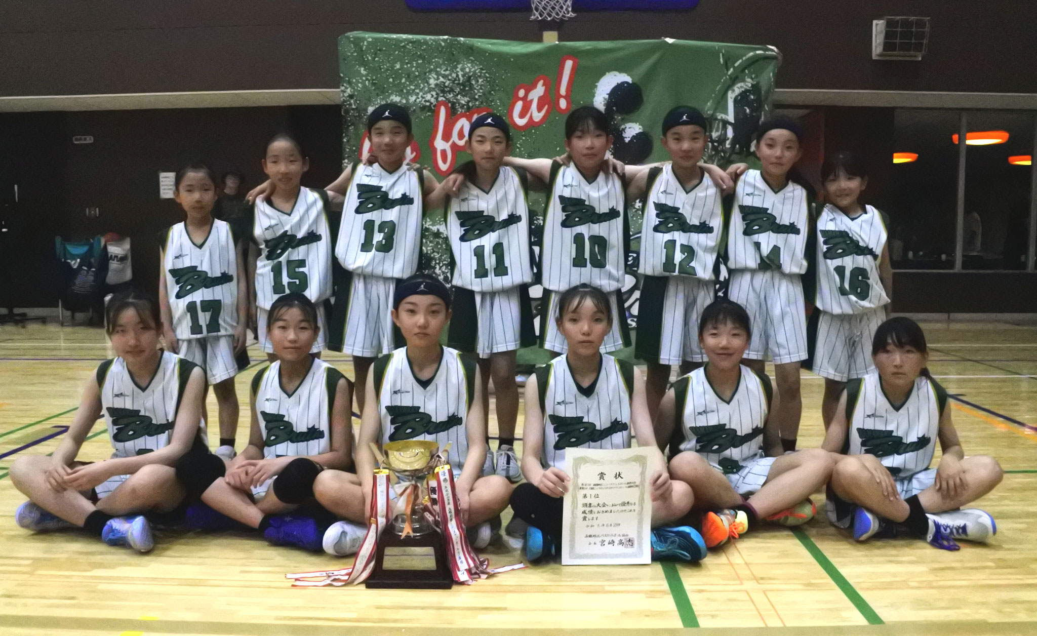 女子1位　はまわけブルインズ
