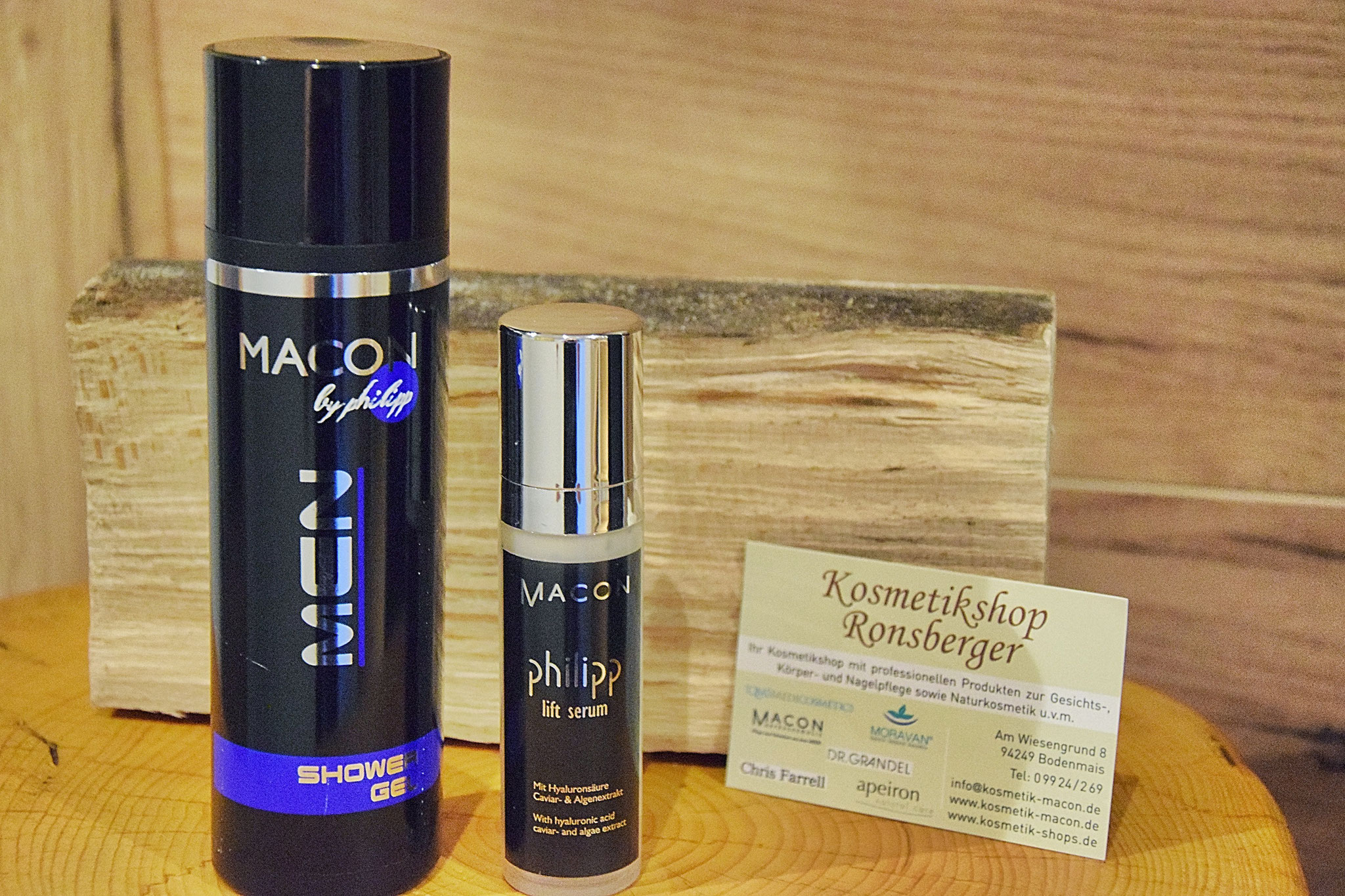 ... 1x Macon Set for Men "Showergel + Life Serum"