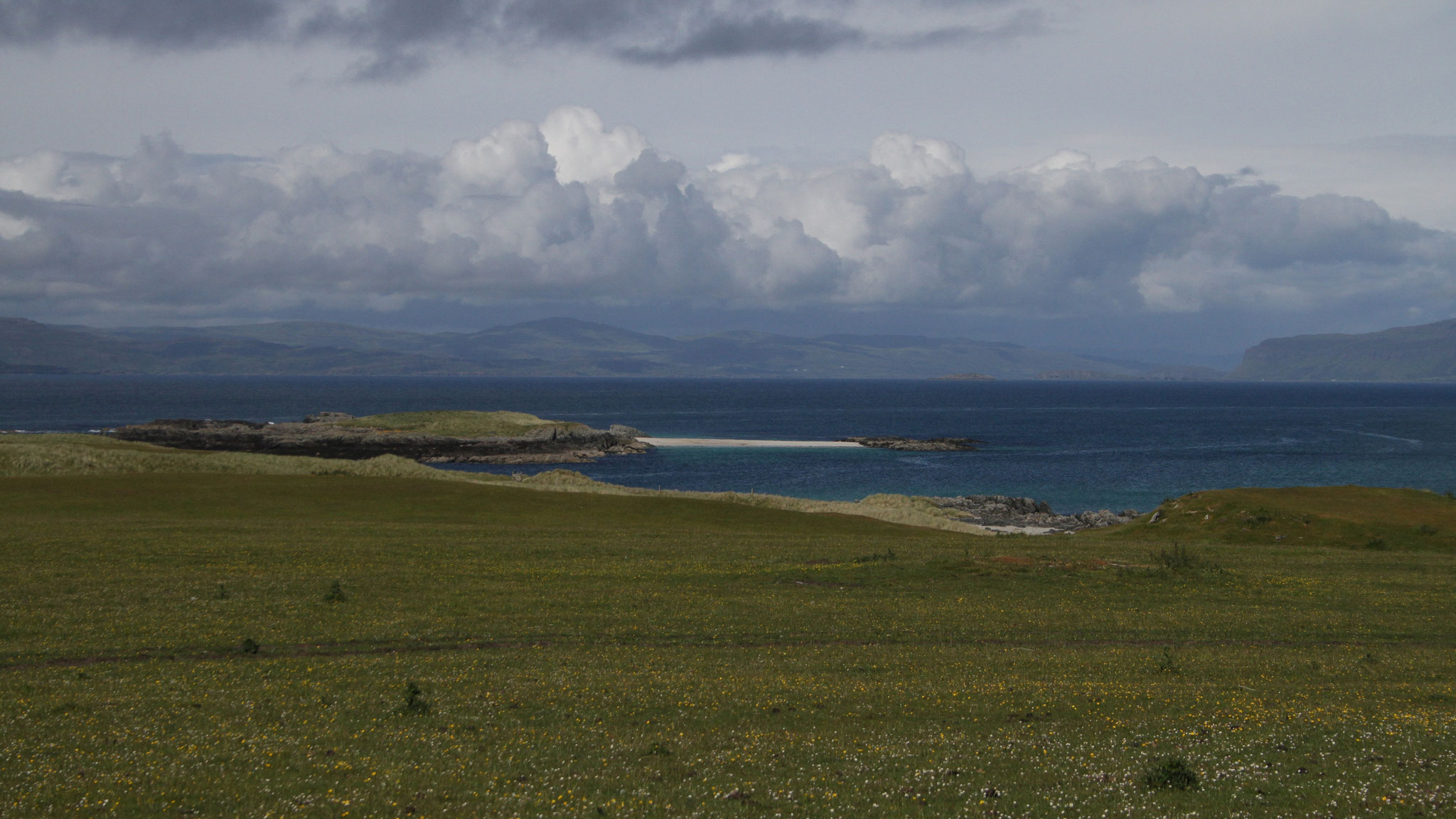 Einsamer Sandstrand auf Iona