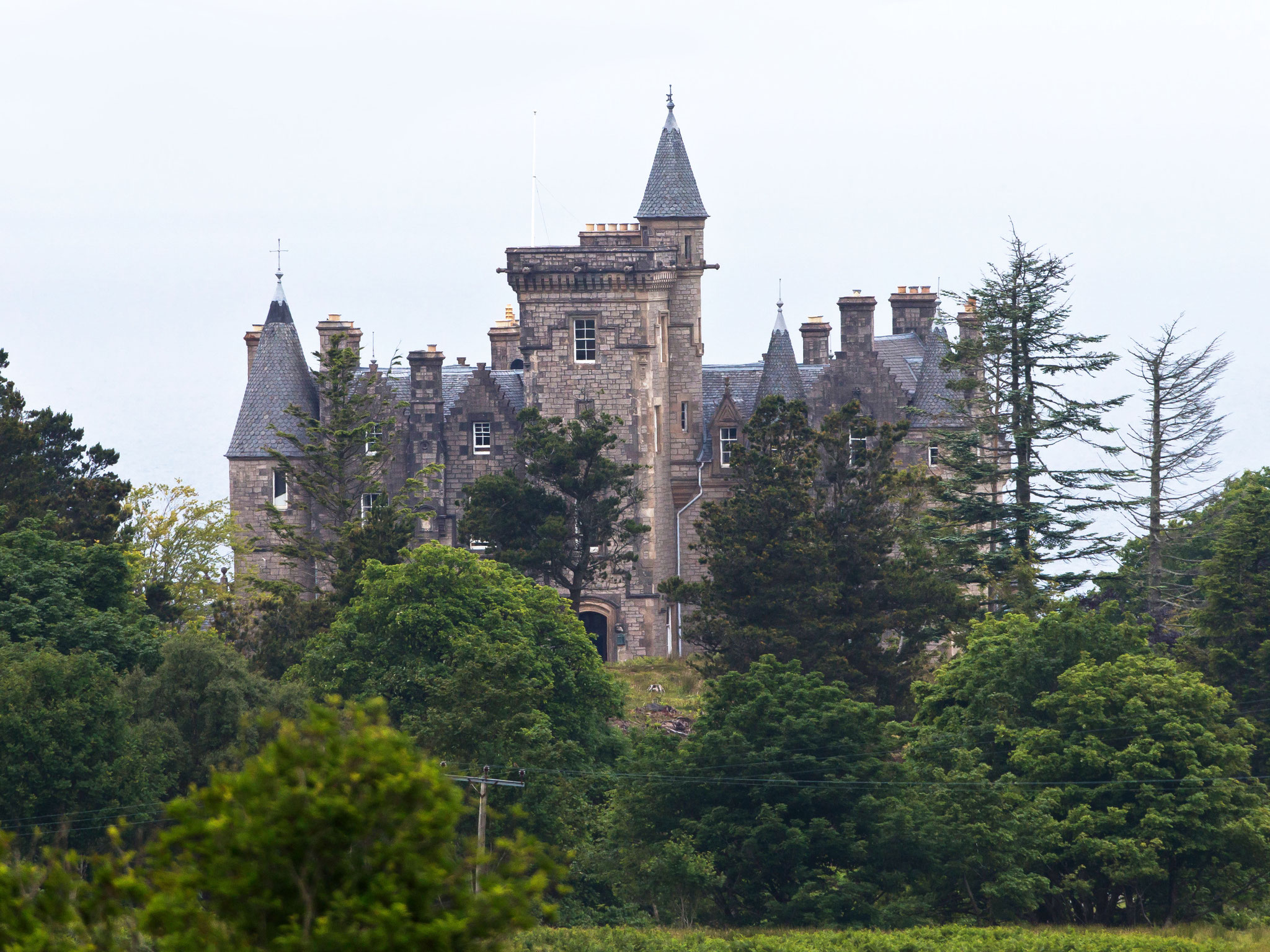 Impressionen: Schlossromantik vermittelt das Glengorm Castle, eine Nobelherberge