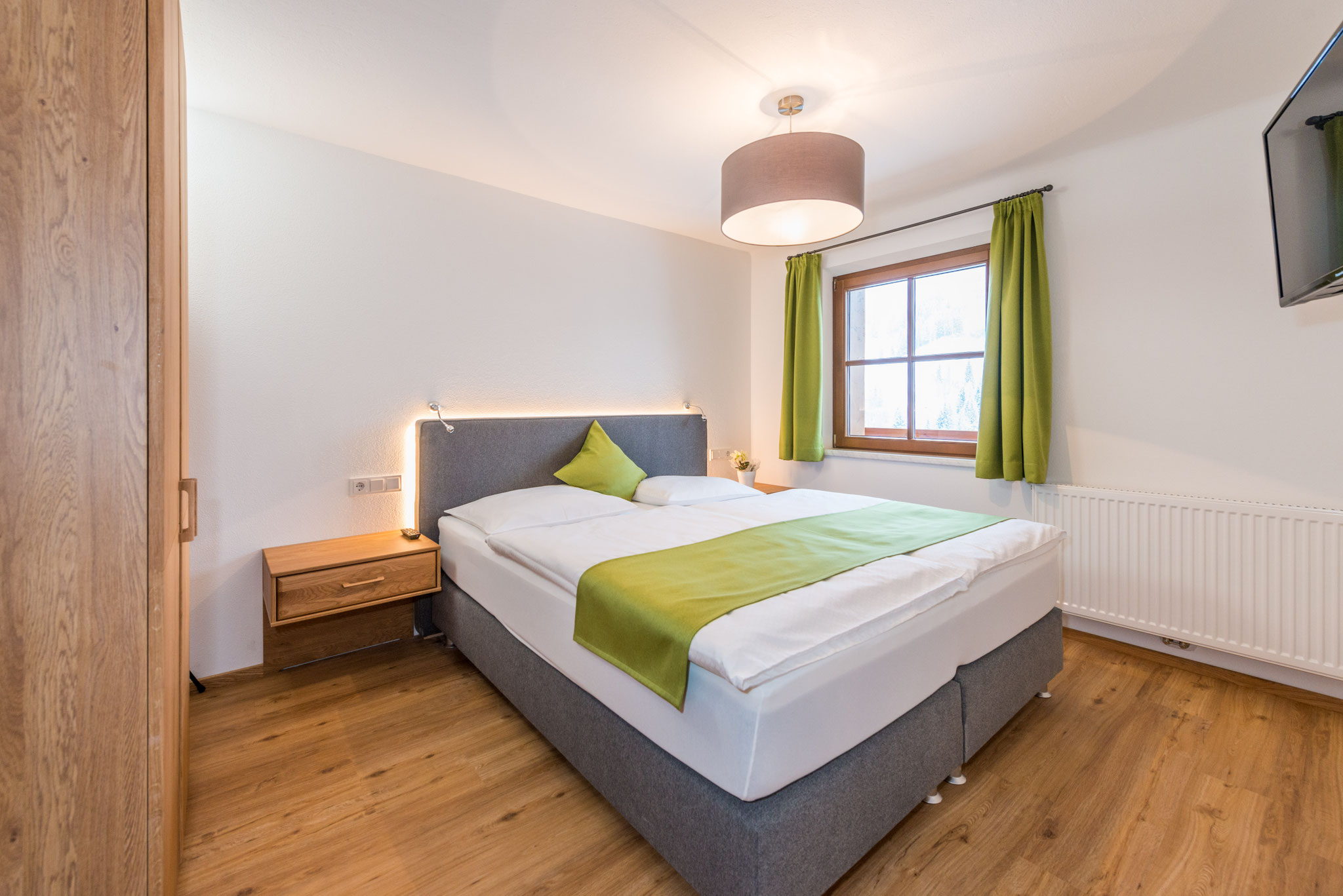 Apartment Heu Schlafzimmer