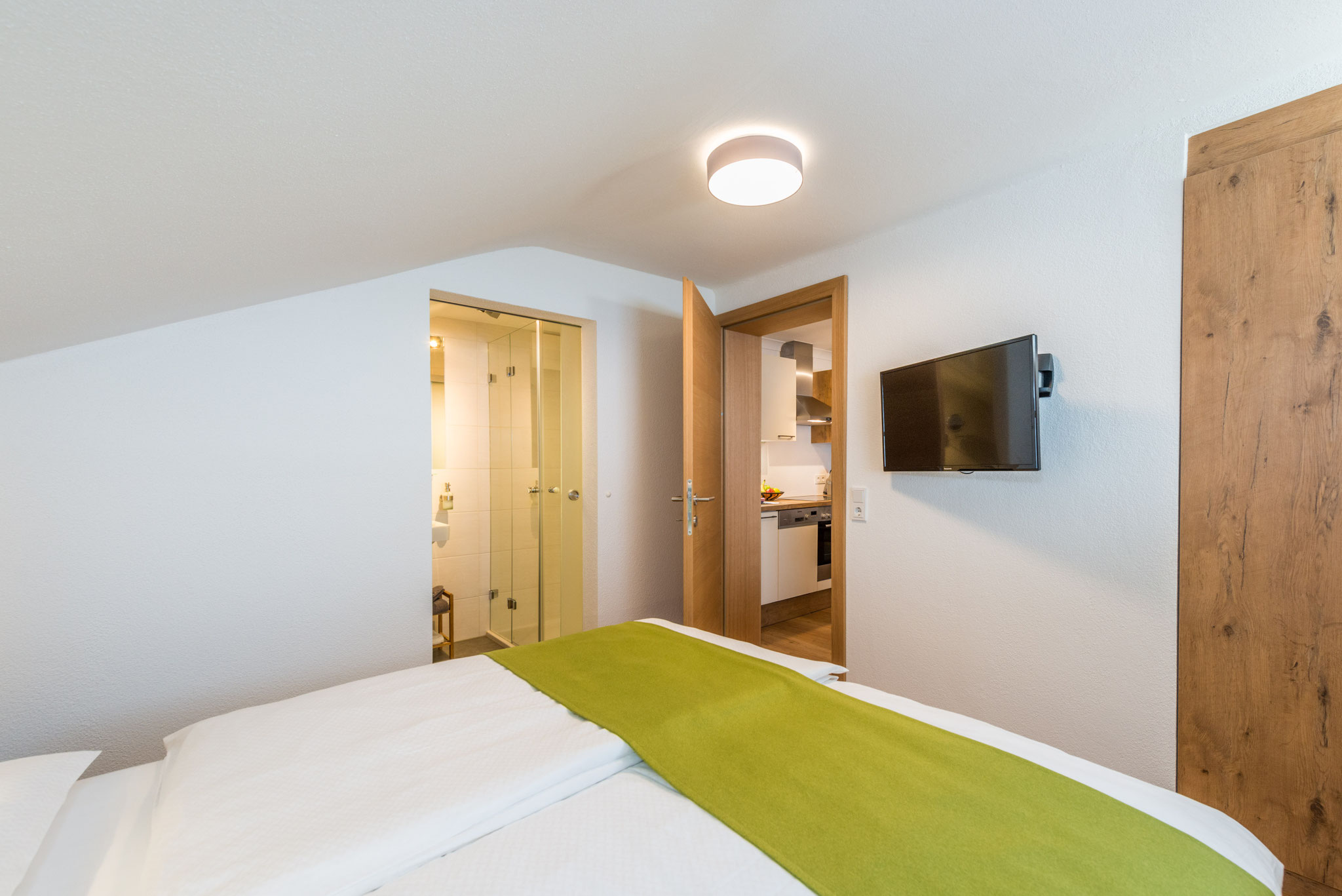 Apartment Schnee Schlafzimmer