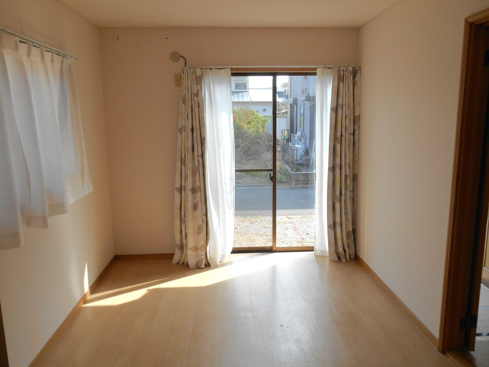 日の当たる南向きのお部屋