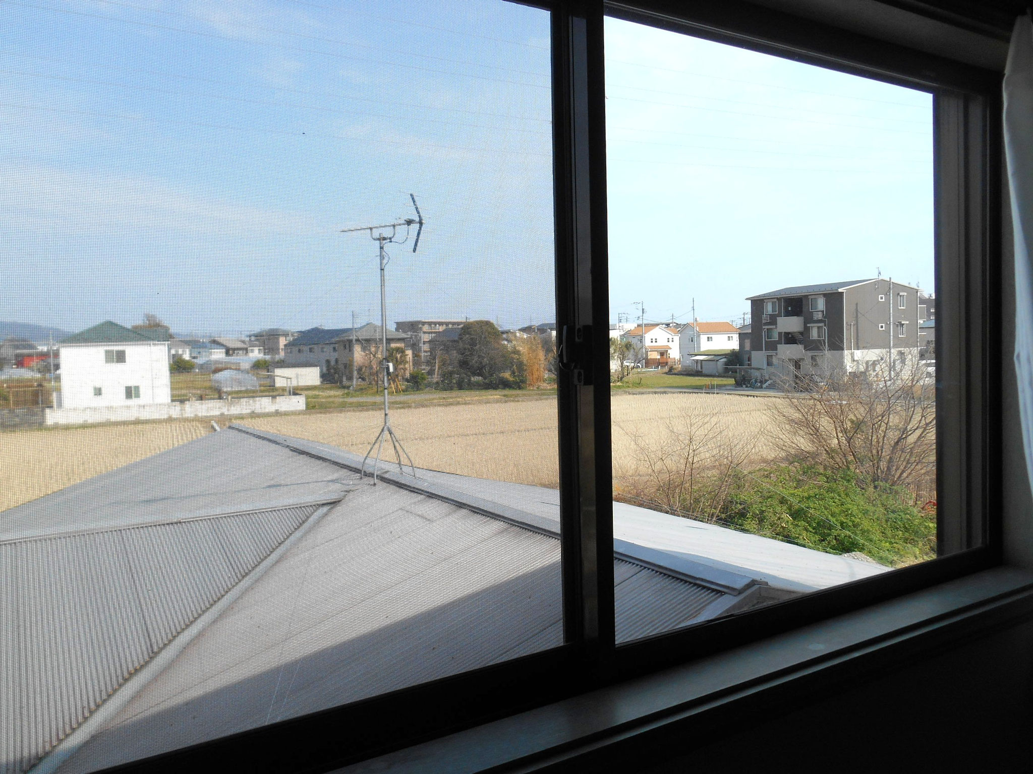 ２階洋室からの景色 ロマンスカーも見えるかも？