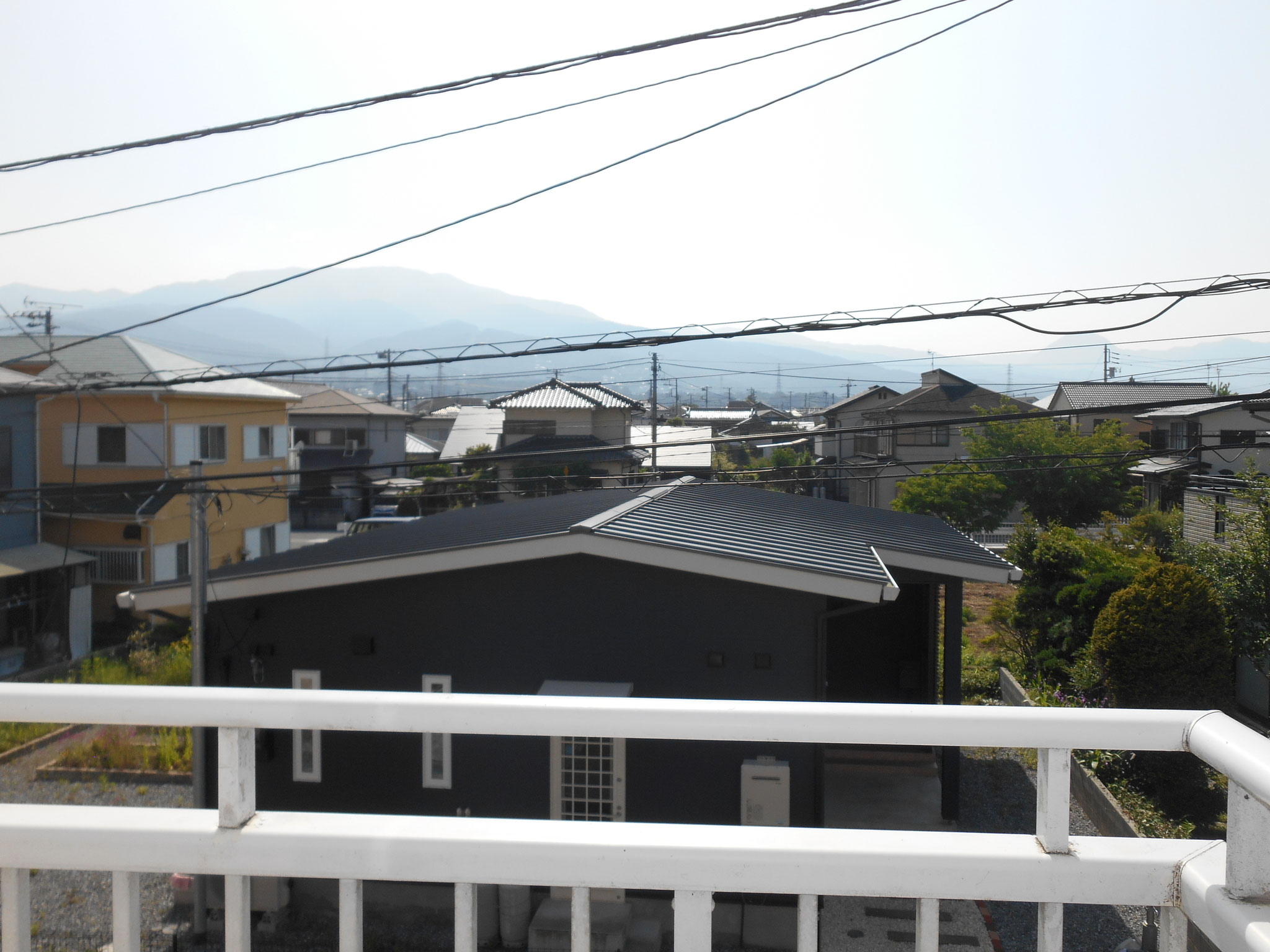 眺望　晴れれば箱根の山々まで見えます！