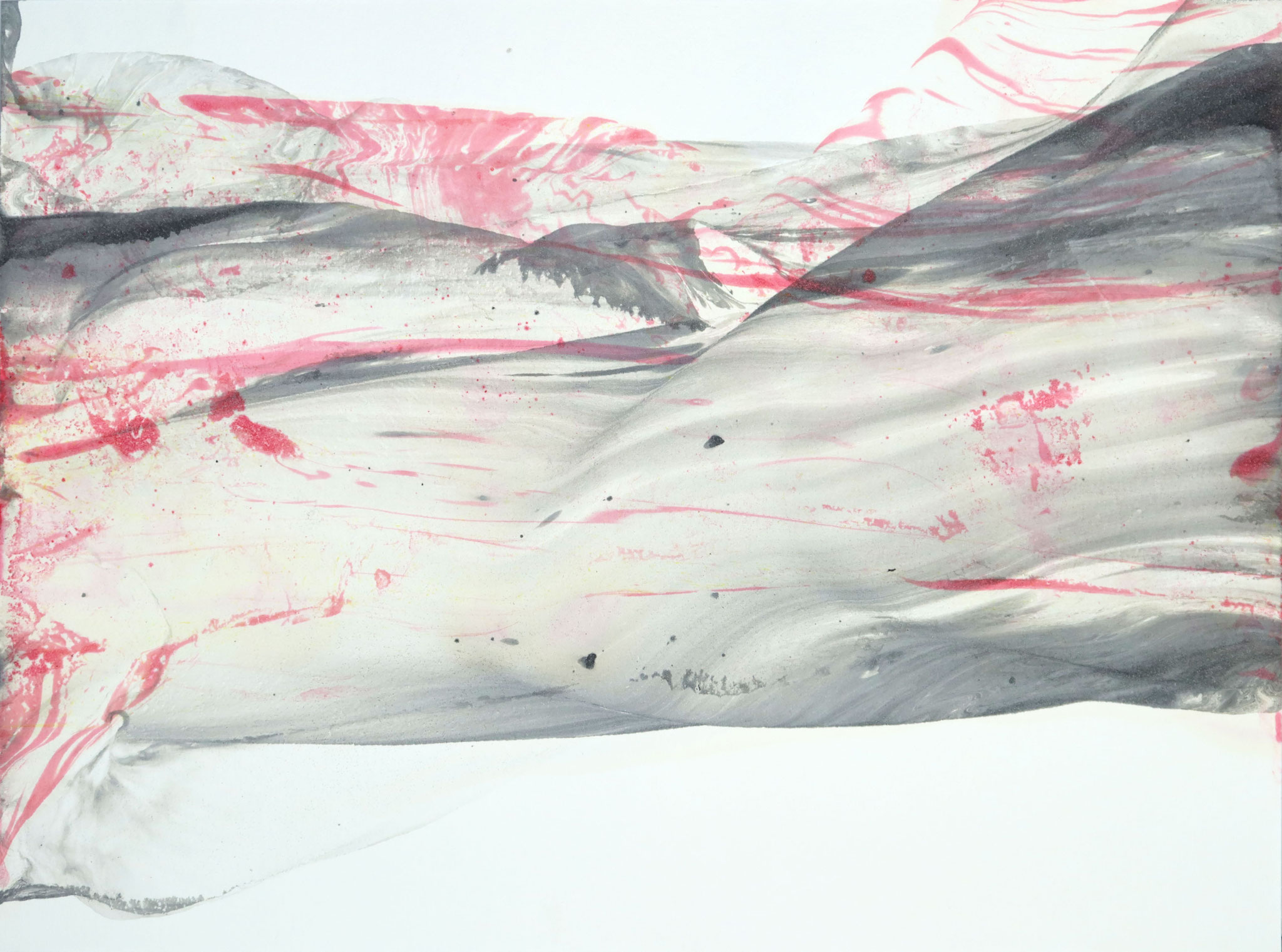 Tanja Hehmann, #GYM02, 2016, 30 x 40 cm Öl auf Bütten