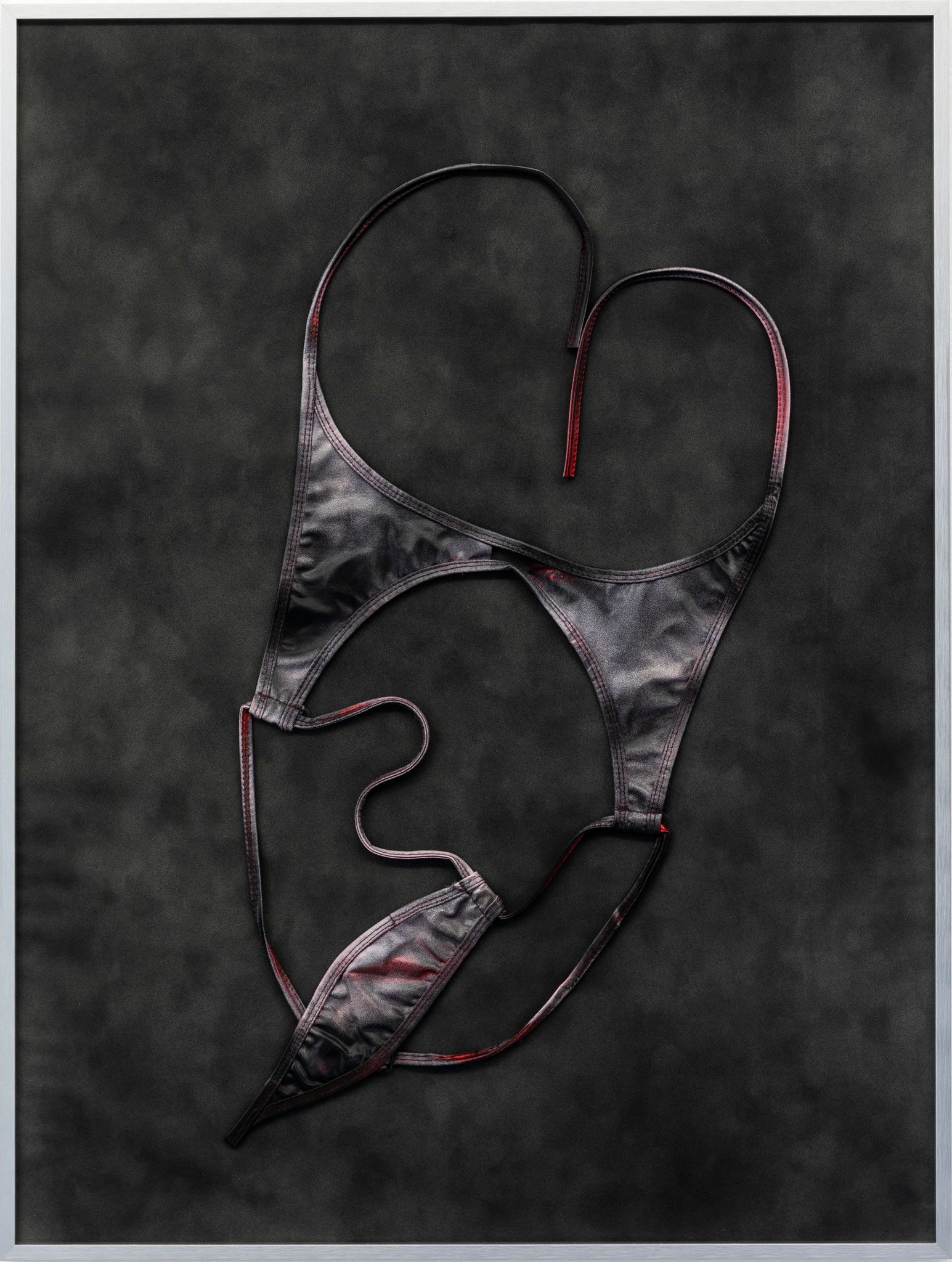 Franziska Opel, Michael in Love, 80 x 60 cm, 2020, Textil auf Samt