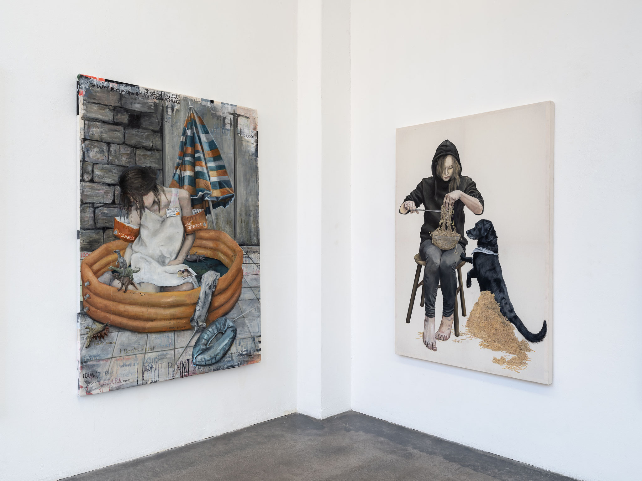 Ausstellungsansicht Lydia Balke  Crises. Me. A River. 