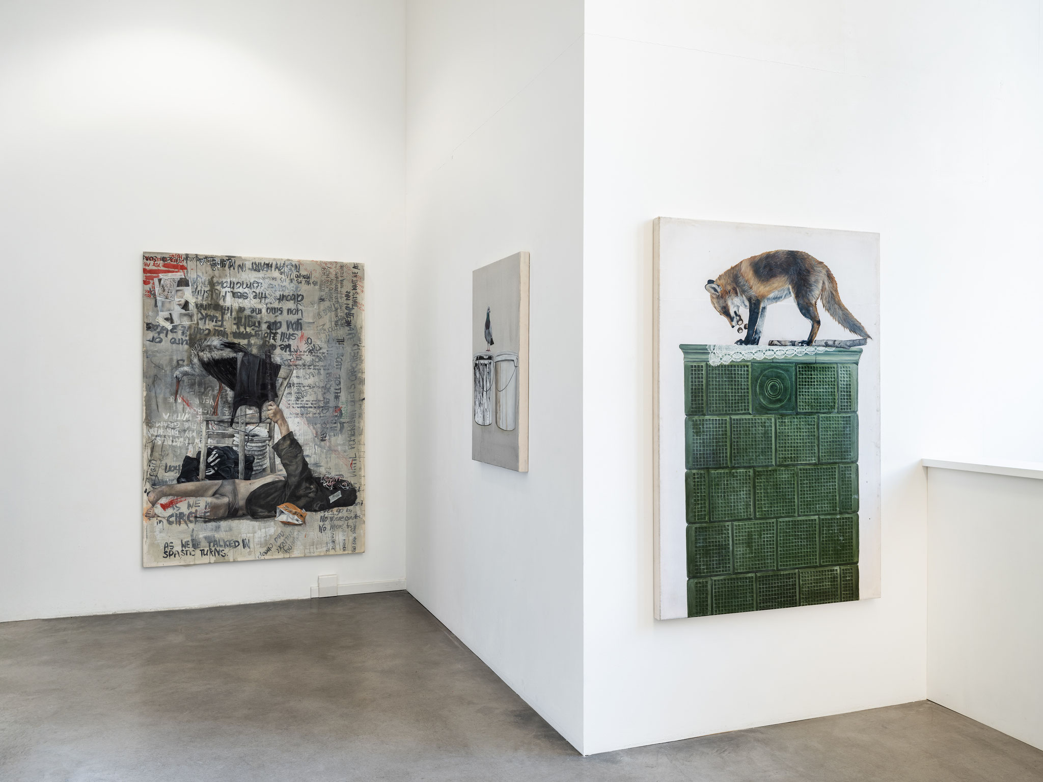 Ausstellungsansicht Lydia Balke  Crises. Me. A River.  