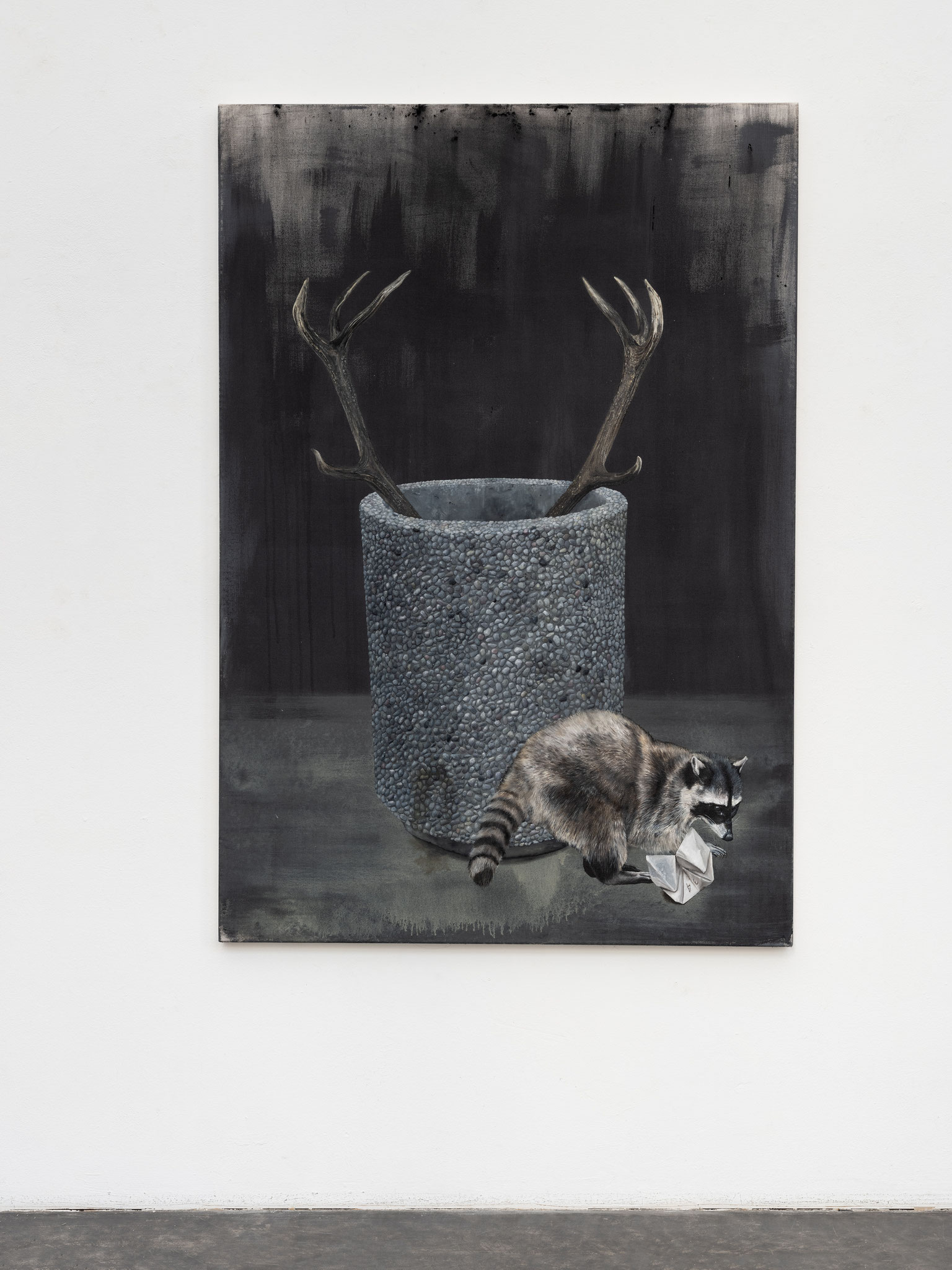 Lydia Balke, (post acute withdrawal syndrome), 2025, Öl, Acryl auf Leinwand, 160 x 110 cm
