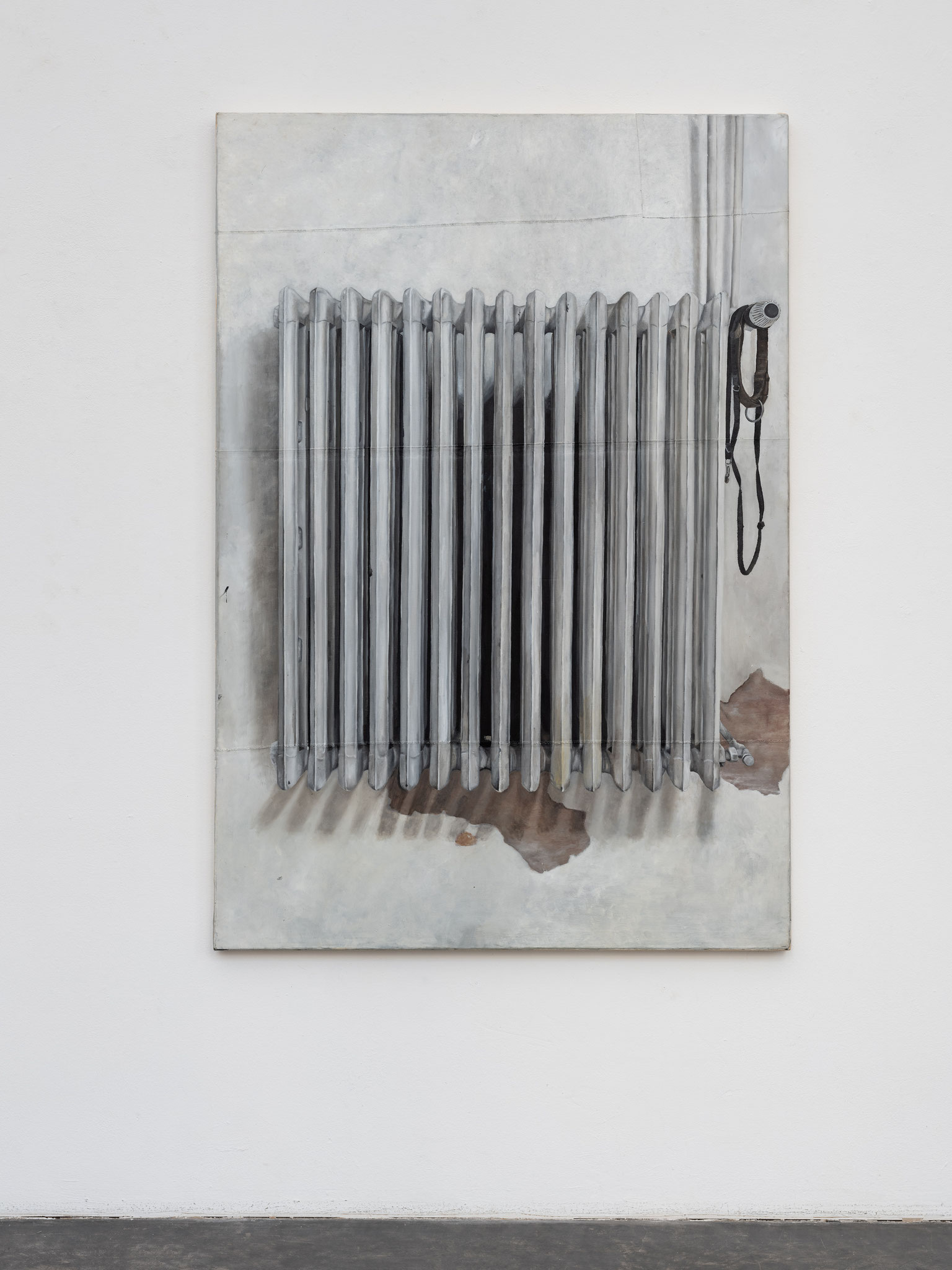 Lydia Balke, The Misconception of One Morning (to become a fucking frozen life), 2017, Öl auf Leinwand, 160 x 110 cm