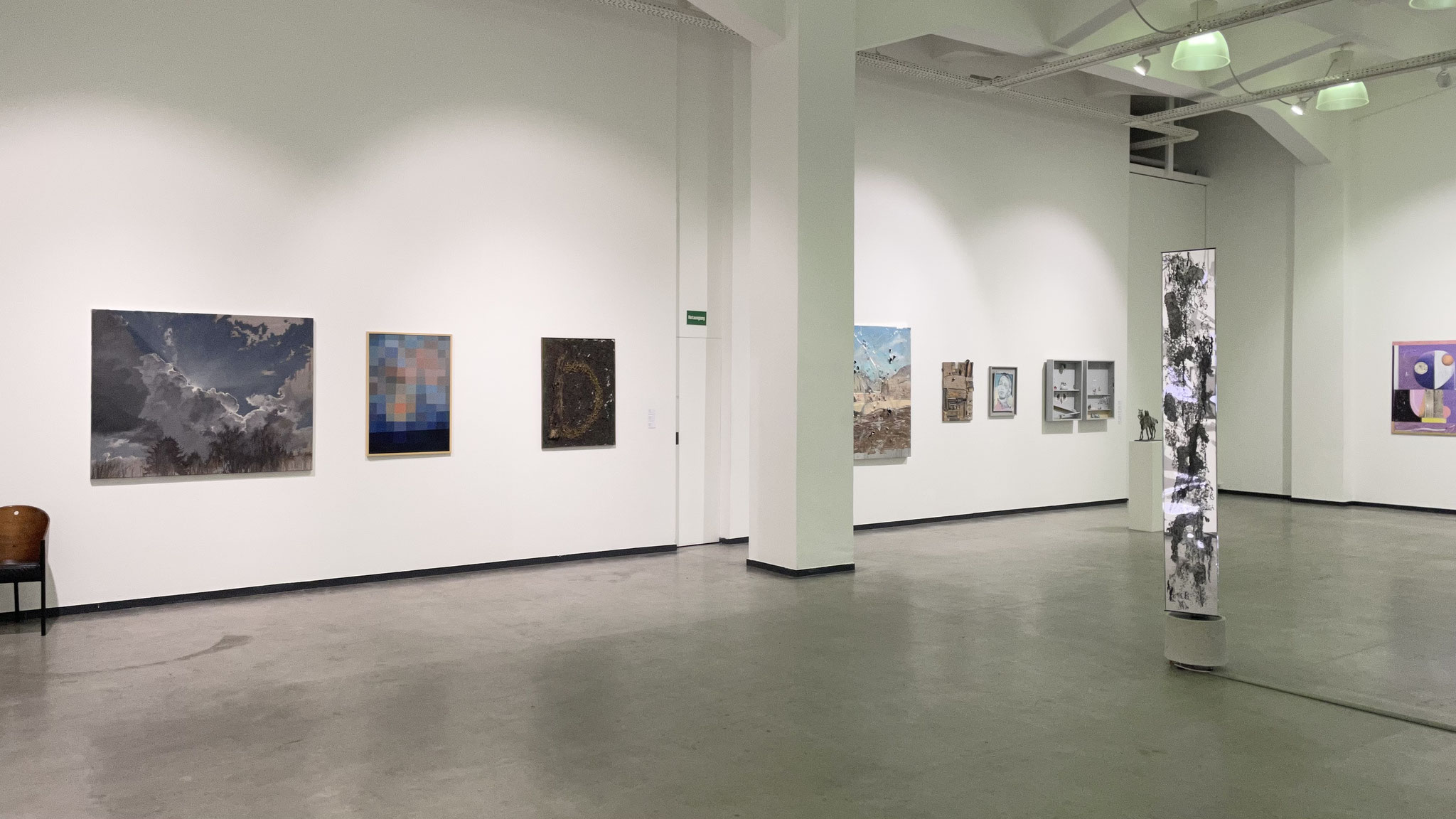 Ausstellungsansicht  "Aufatmen"