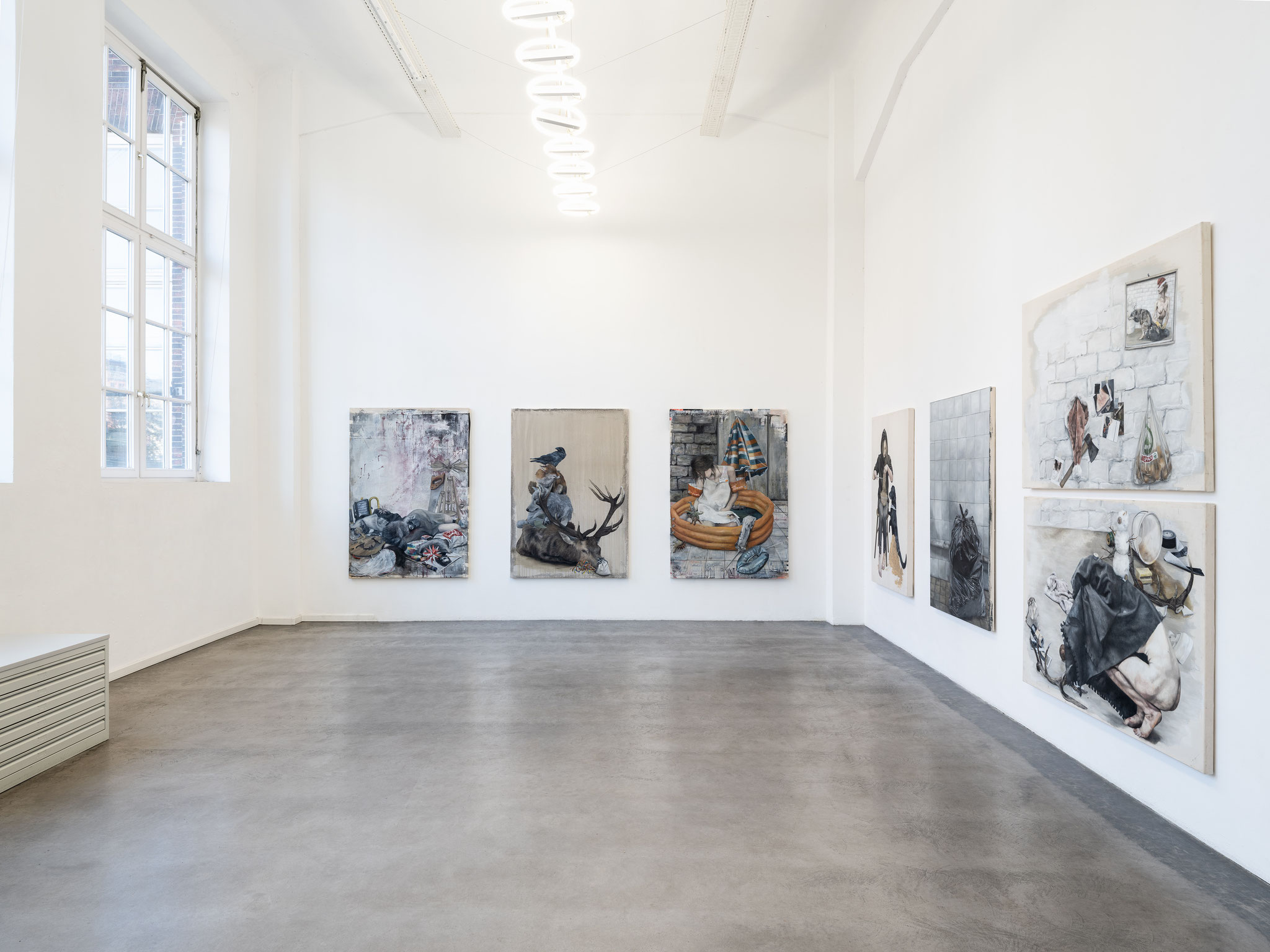 Ausstellungsansicht Lydia Balke  Crises. Me. A River. 