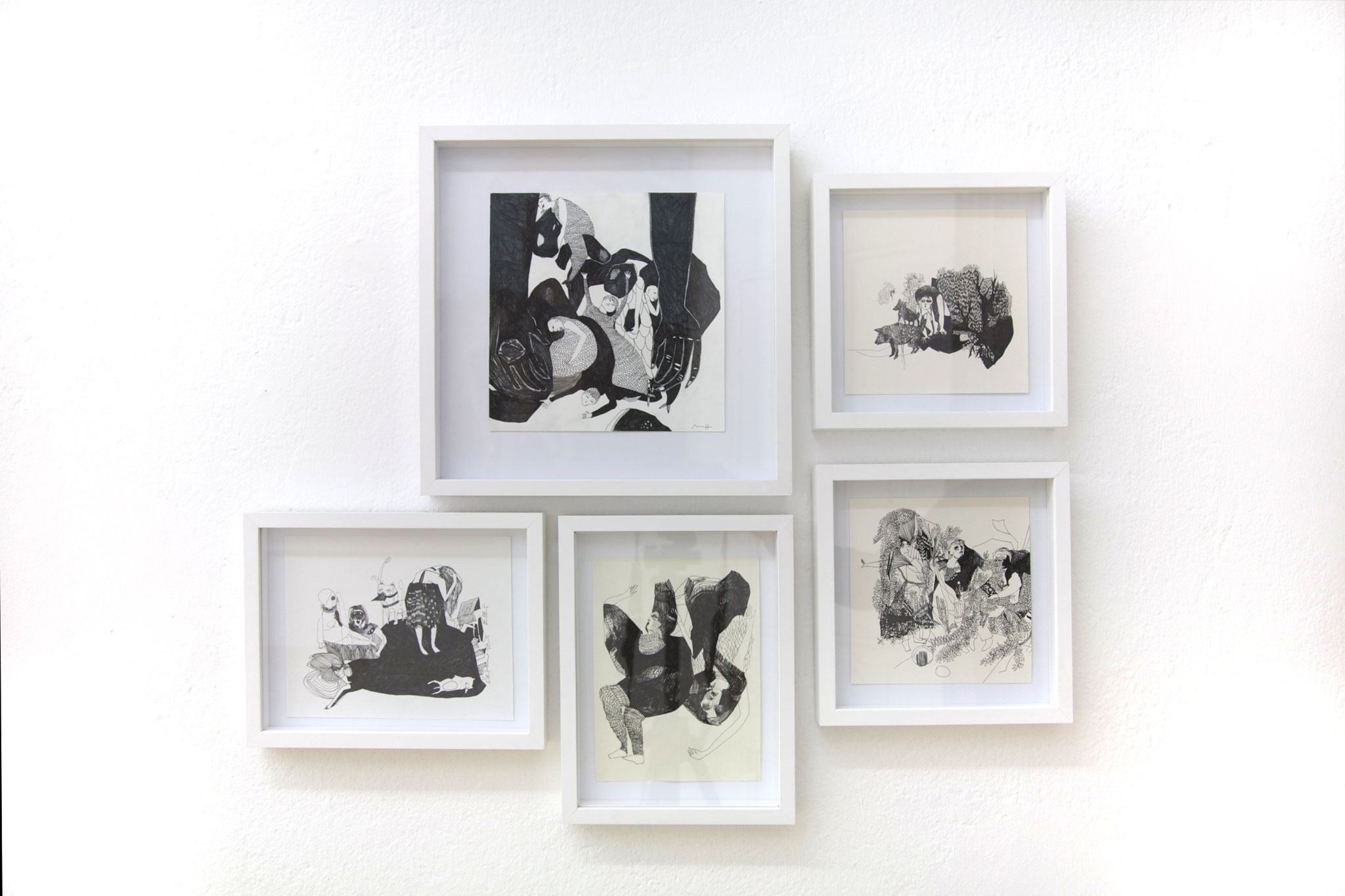 AUSSTELLUNGSANSICHT THE HUMAN CONDITION HIER MARIA WINDSCHÜTTEL