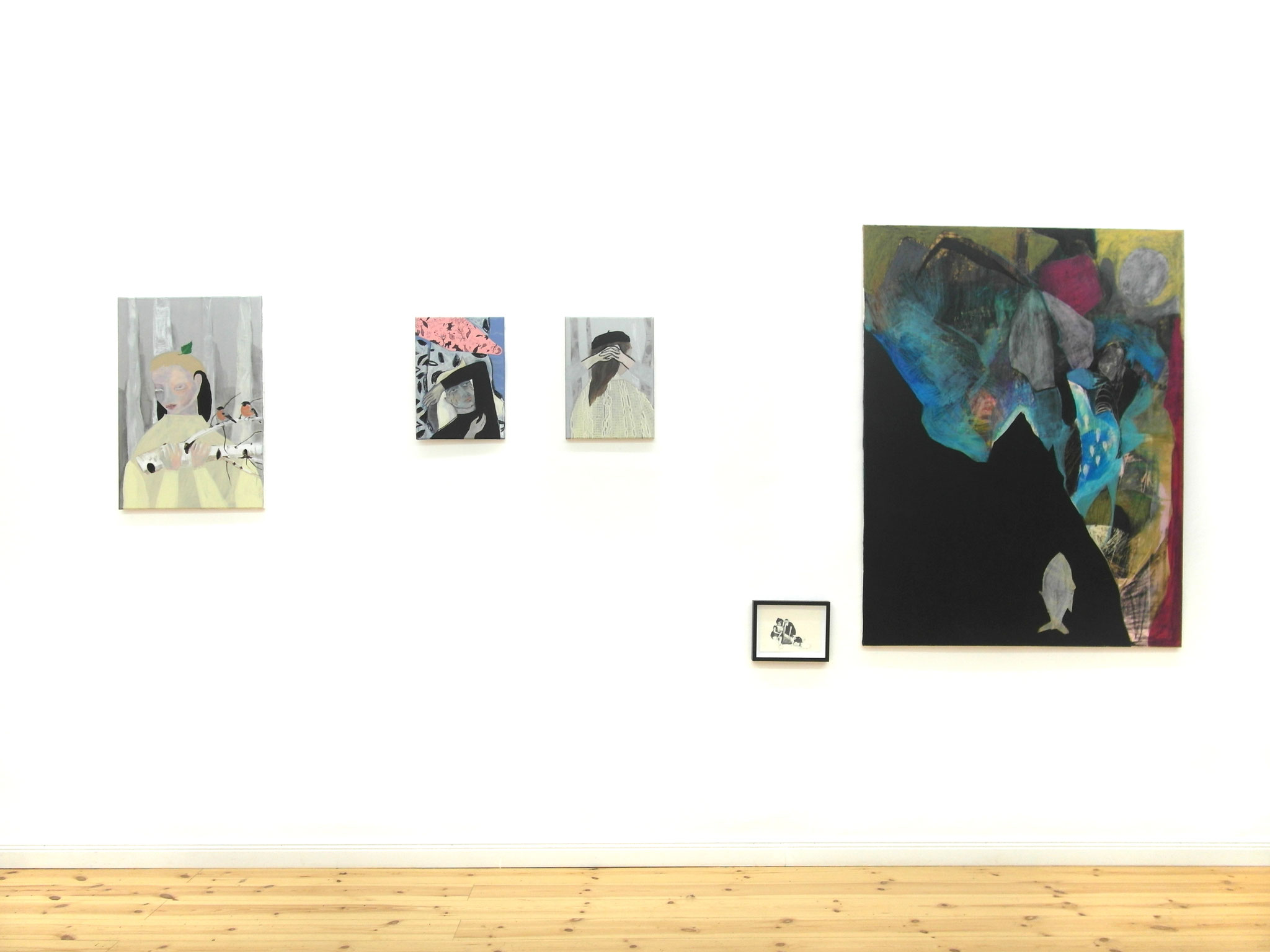 AUSSTELLUNGSANSICHT THE HUMAN CONDITION HIER MARIA WINDSCHÜTTEL