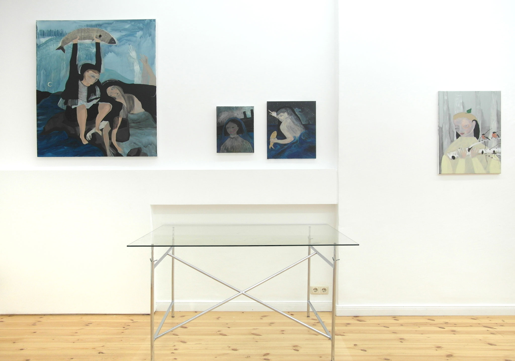 AUSSTELLUNGSANSICHT THE HUMAN CONDITION HIER MARIA WINDSCHÜTTEL