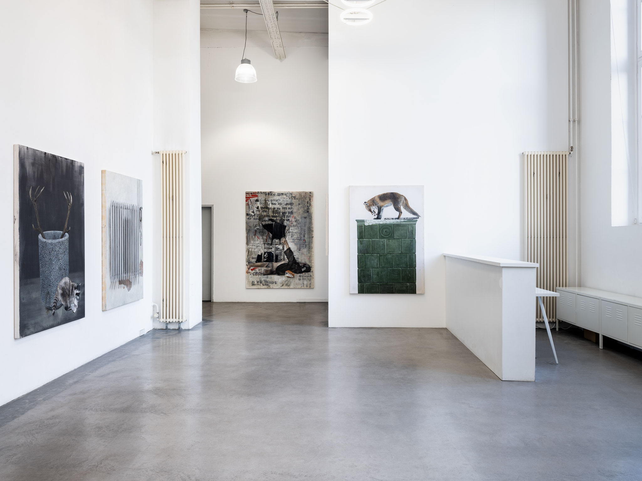 Ausstellungsansicht Lydia Balke  Crises. Me. A River. 