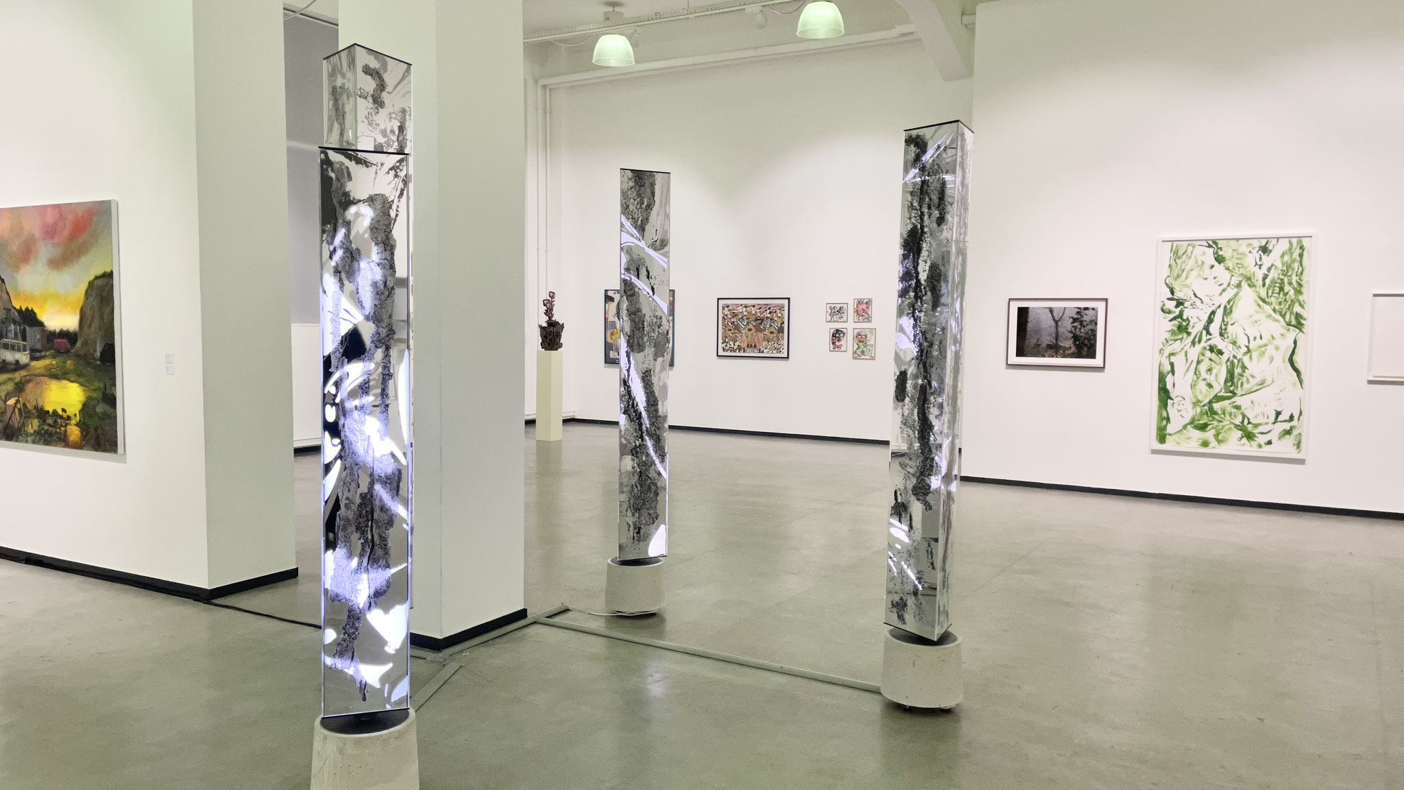 Ausstellungsansicht  "Aufatmen"
