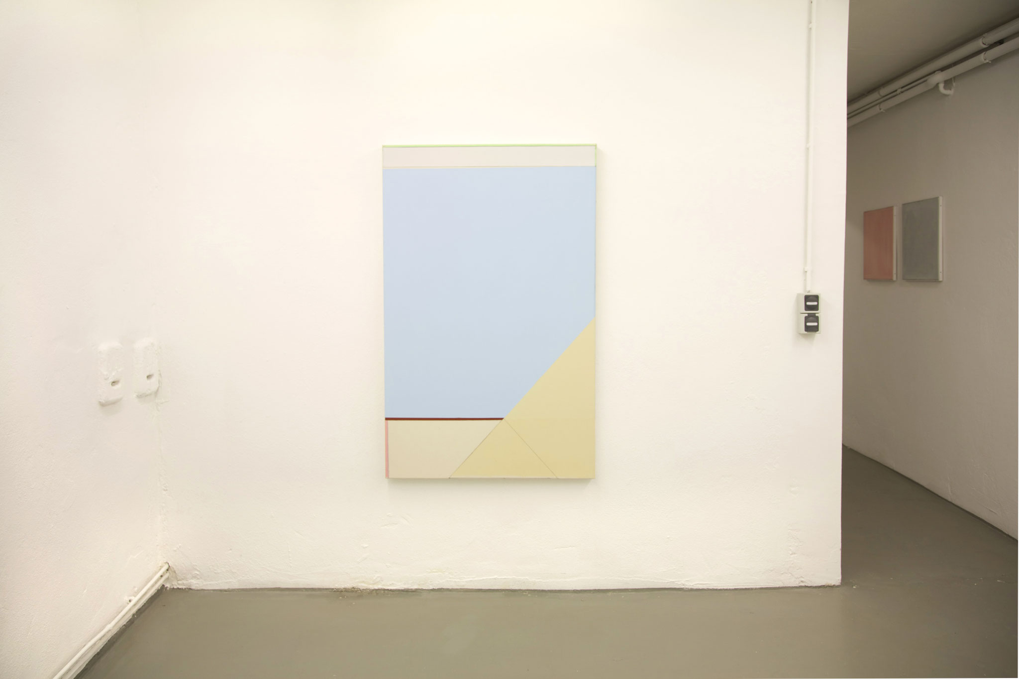 AUSSTELLUNGSANSICHT "CHEEK TO CHEEK" HIER DANIEL HÖRNER