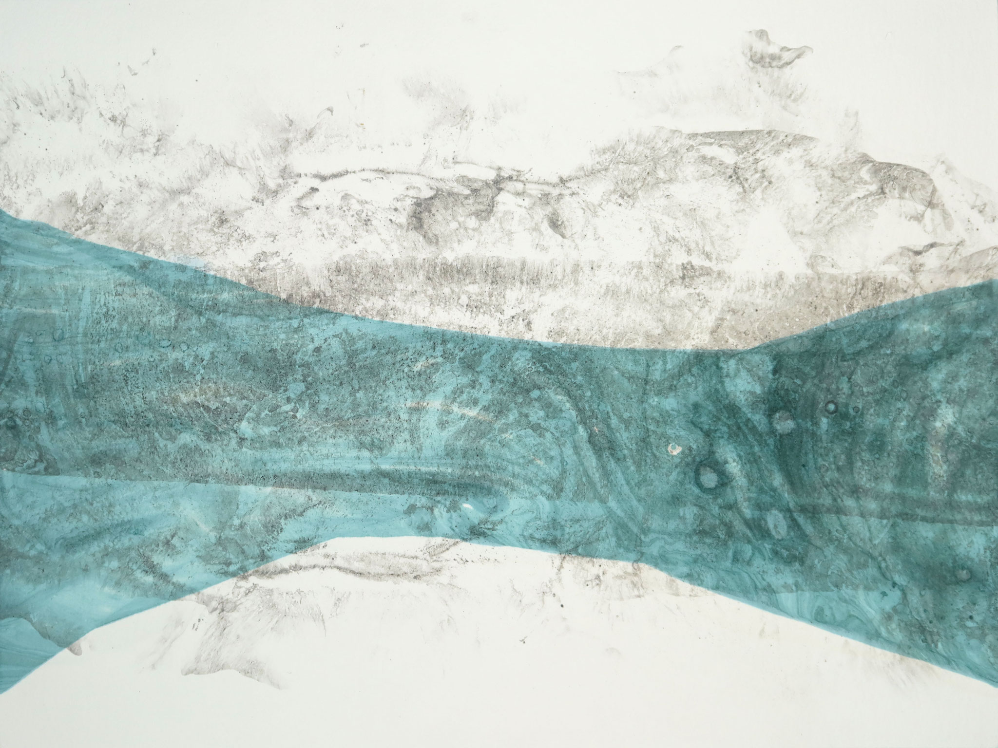 Tanja Hehmann, #GBGY02, 2017, 30 x 40 cm Öl auf Bütten