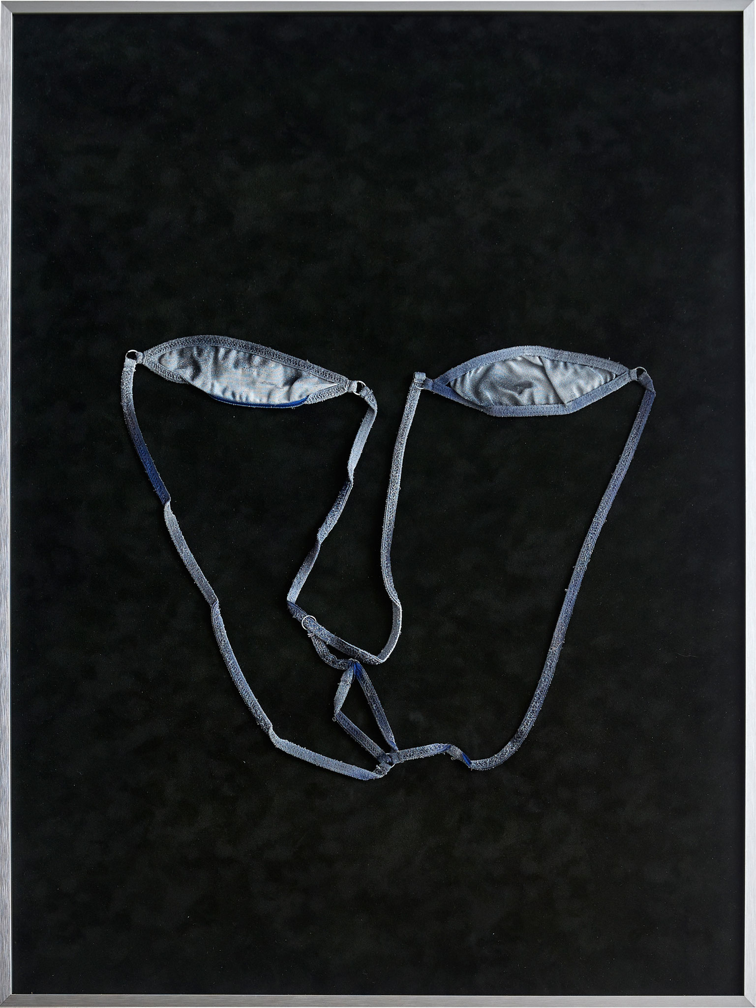 Franziska Opel, John in Love, 80 x 60 cm, 2020, Textil auf Samt