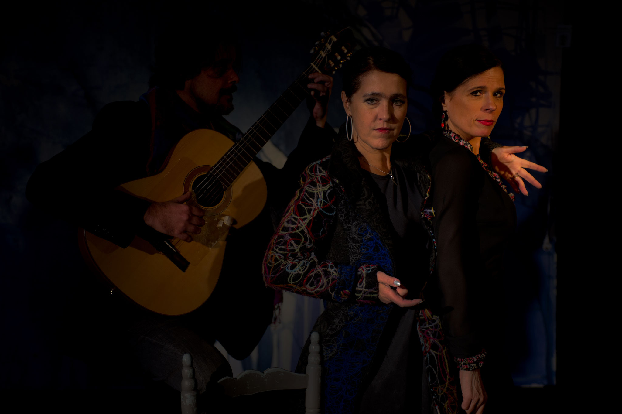 hier mit Laura la Risa & Valle Monje