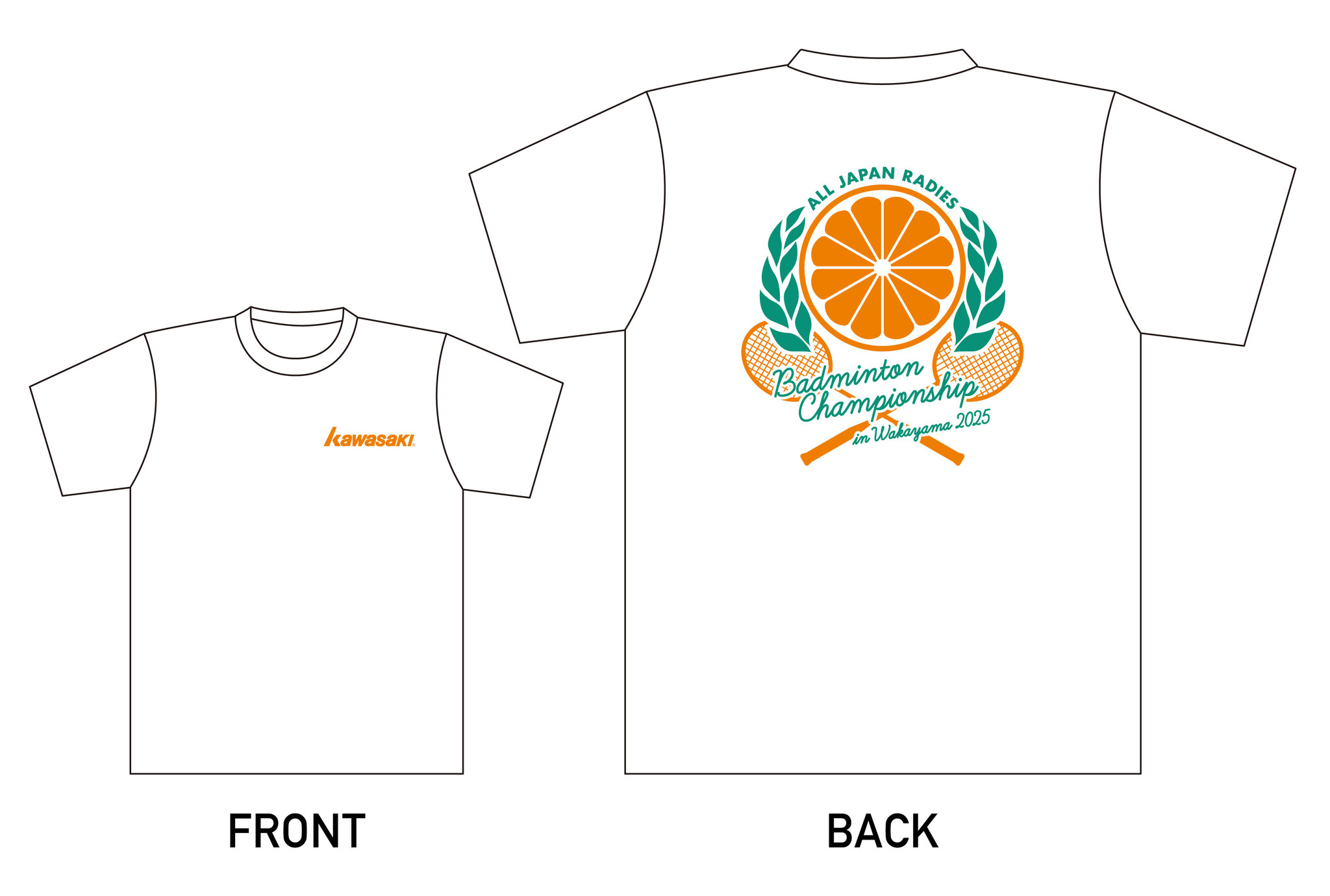 Tシャツカラー：ホワイト