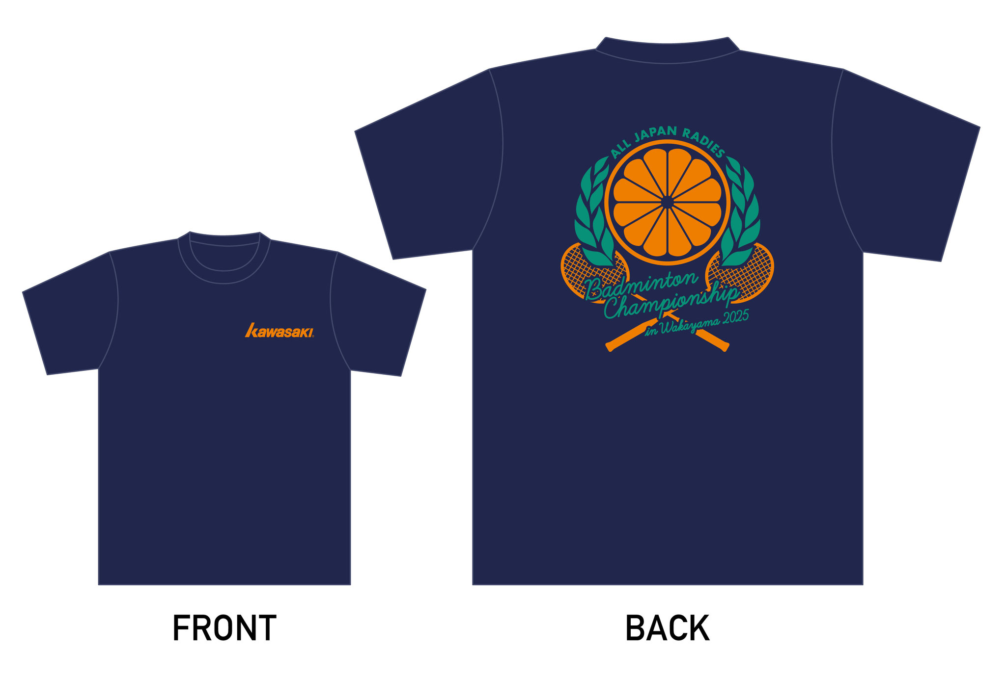 Tシャツカラー：ネイビー