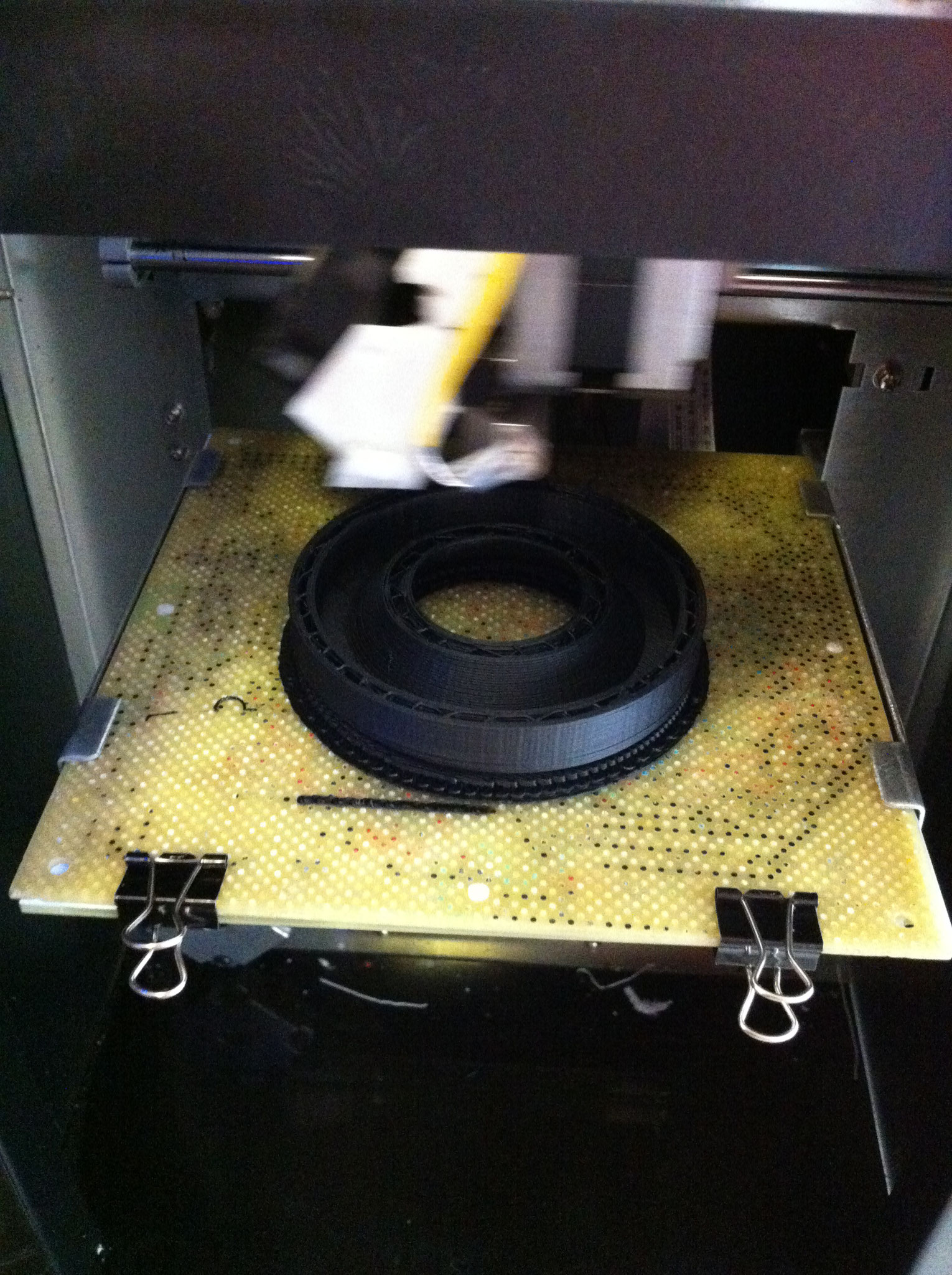 Impression de cette matrice par une imprimante 3D (Fablab Artilect de Toulouse)