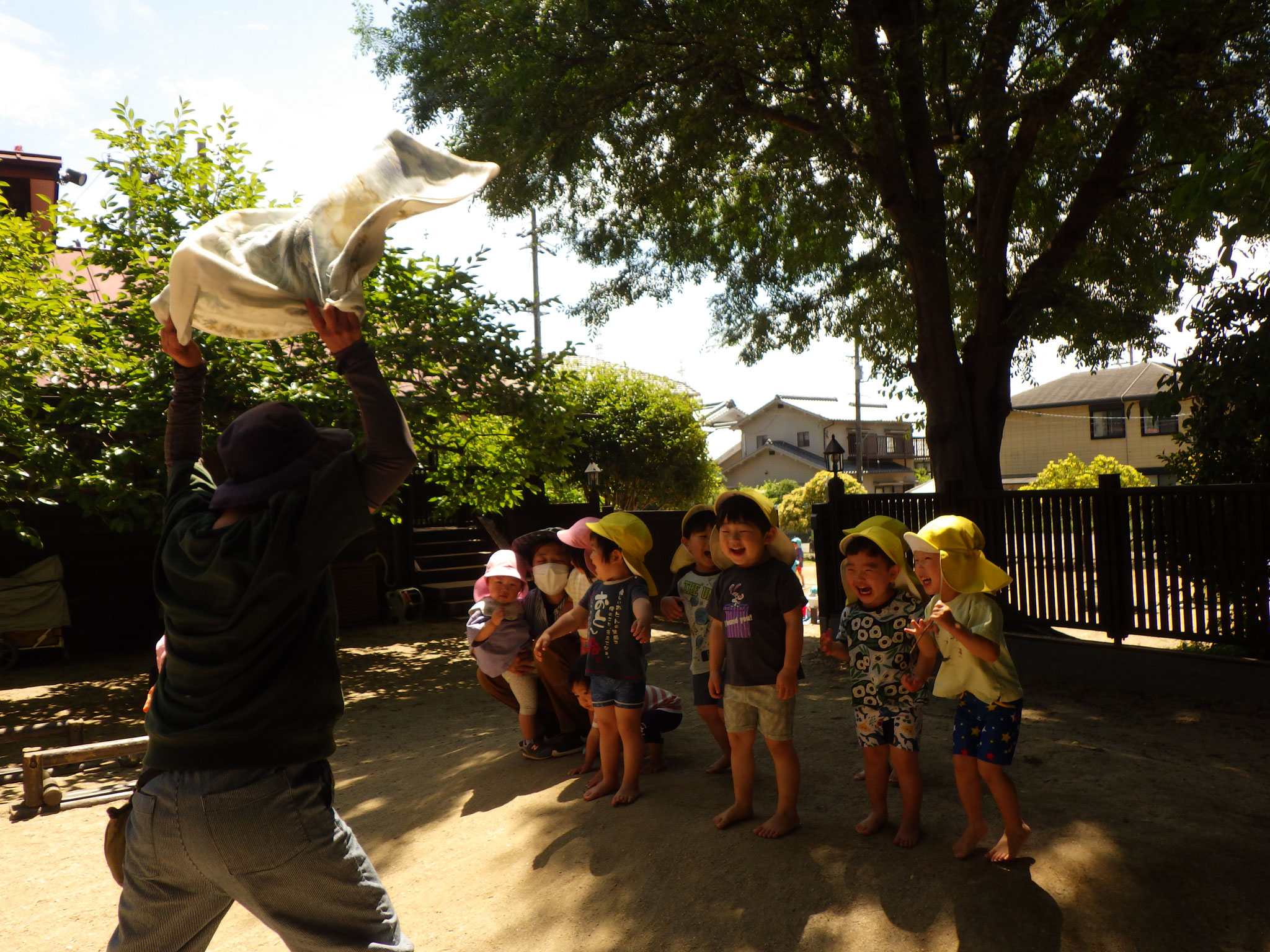 ♪うえからしたからおおかぜこい～、こい、こい、こい♪