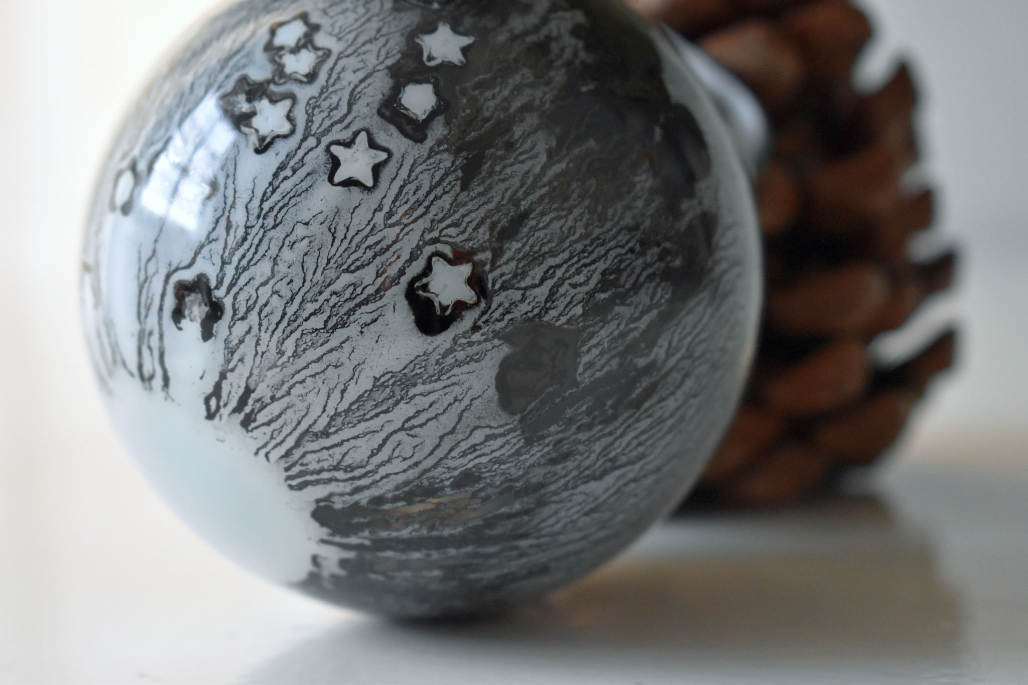 "Stellar" glass Christmas ornament, ∅ 8 cm € 39.- SOLD