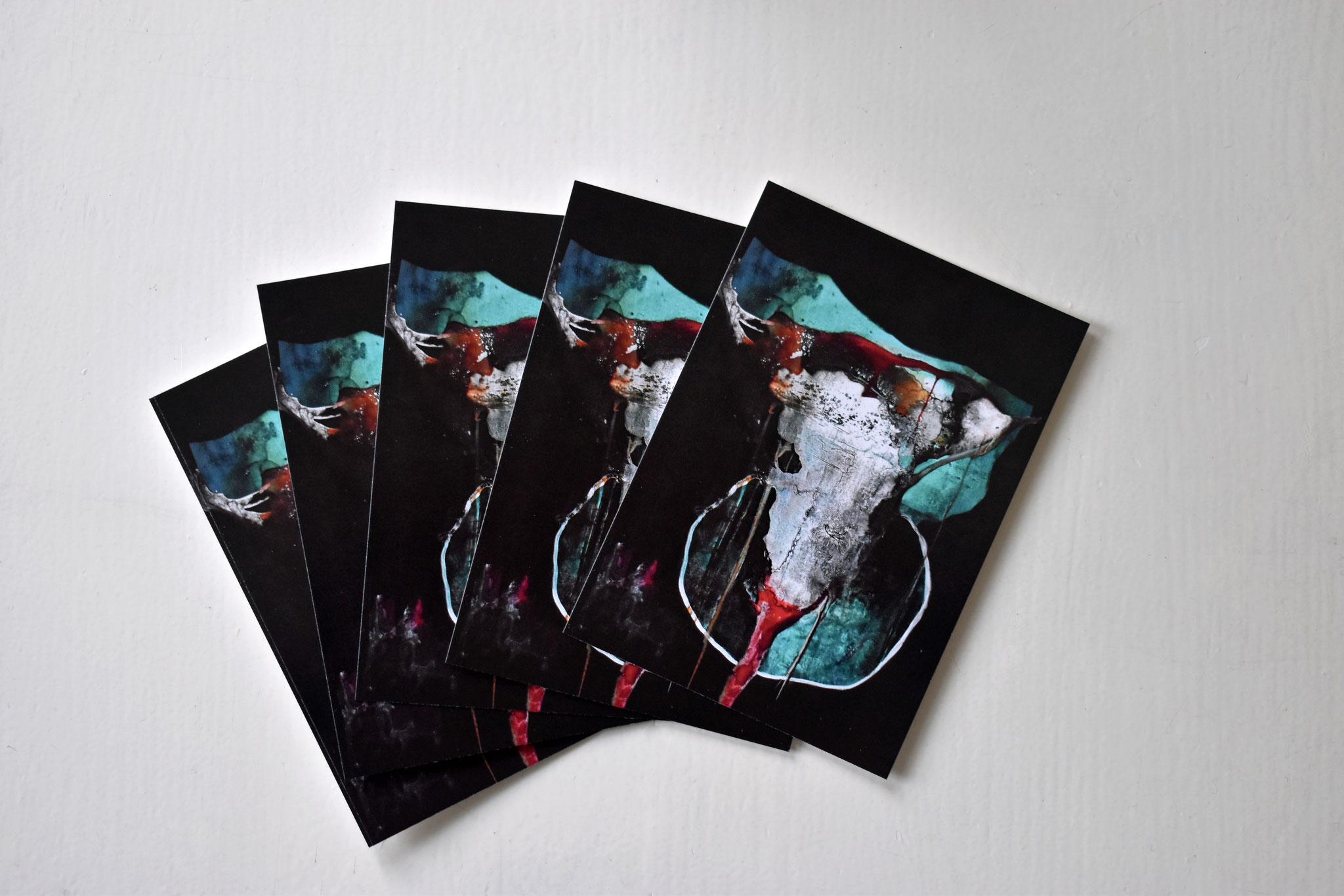 "Bull Skull" Postcard (set of 5), €12,90