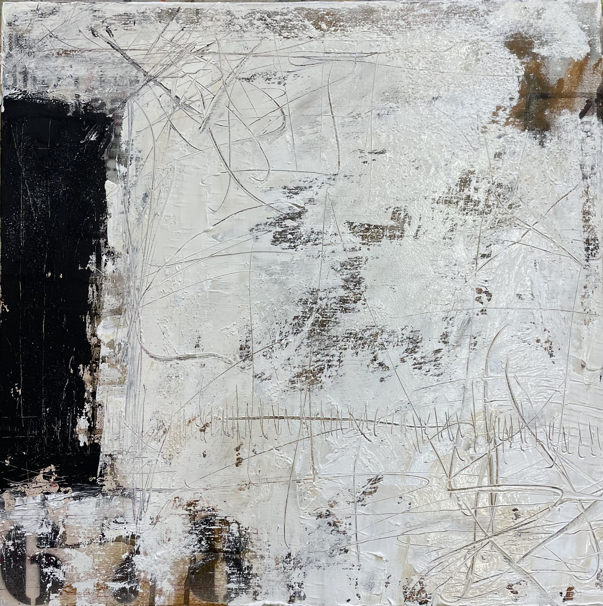"YOU ARE PERFECT" 2025 Acryl/Mischtechnik 50x50