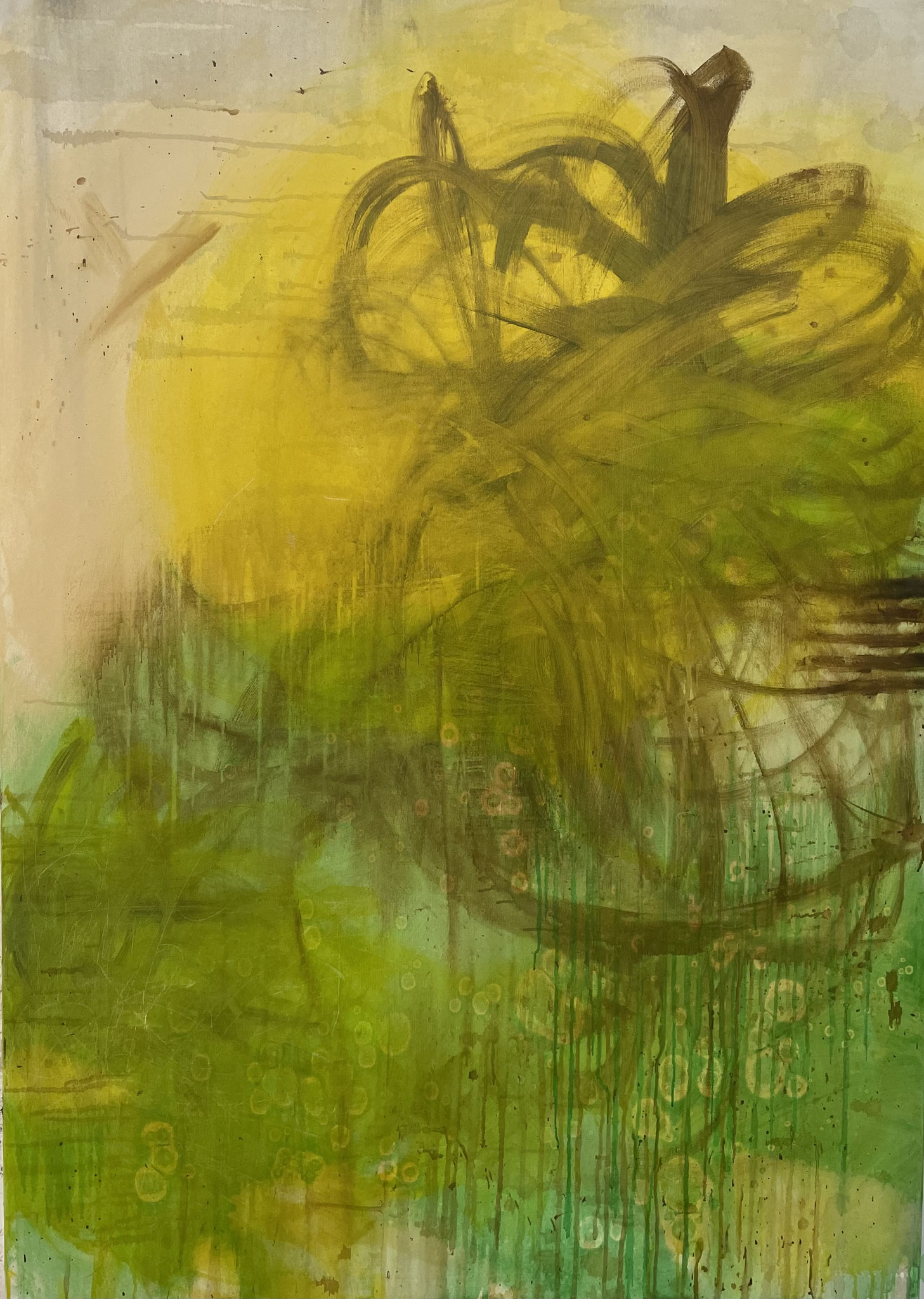 "MORE SPRINGTIME" 2025 Acryl / Leinwand 140x100