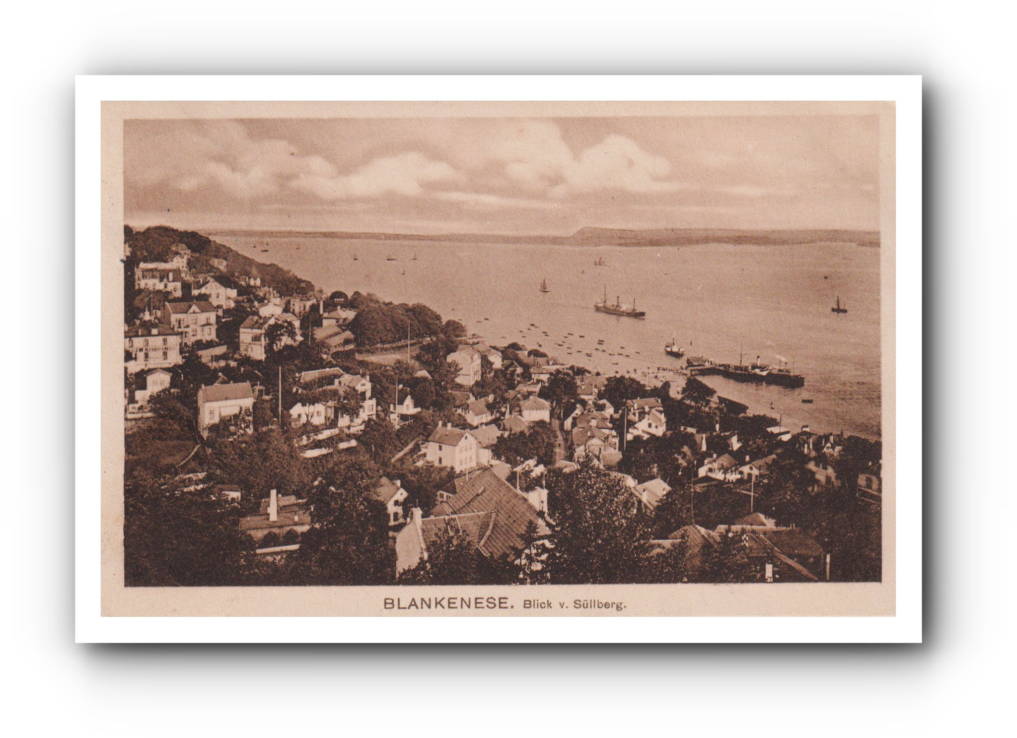 - BLANKENESE - Blick vom Süllberg - 26.03.1912 -