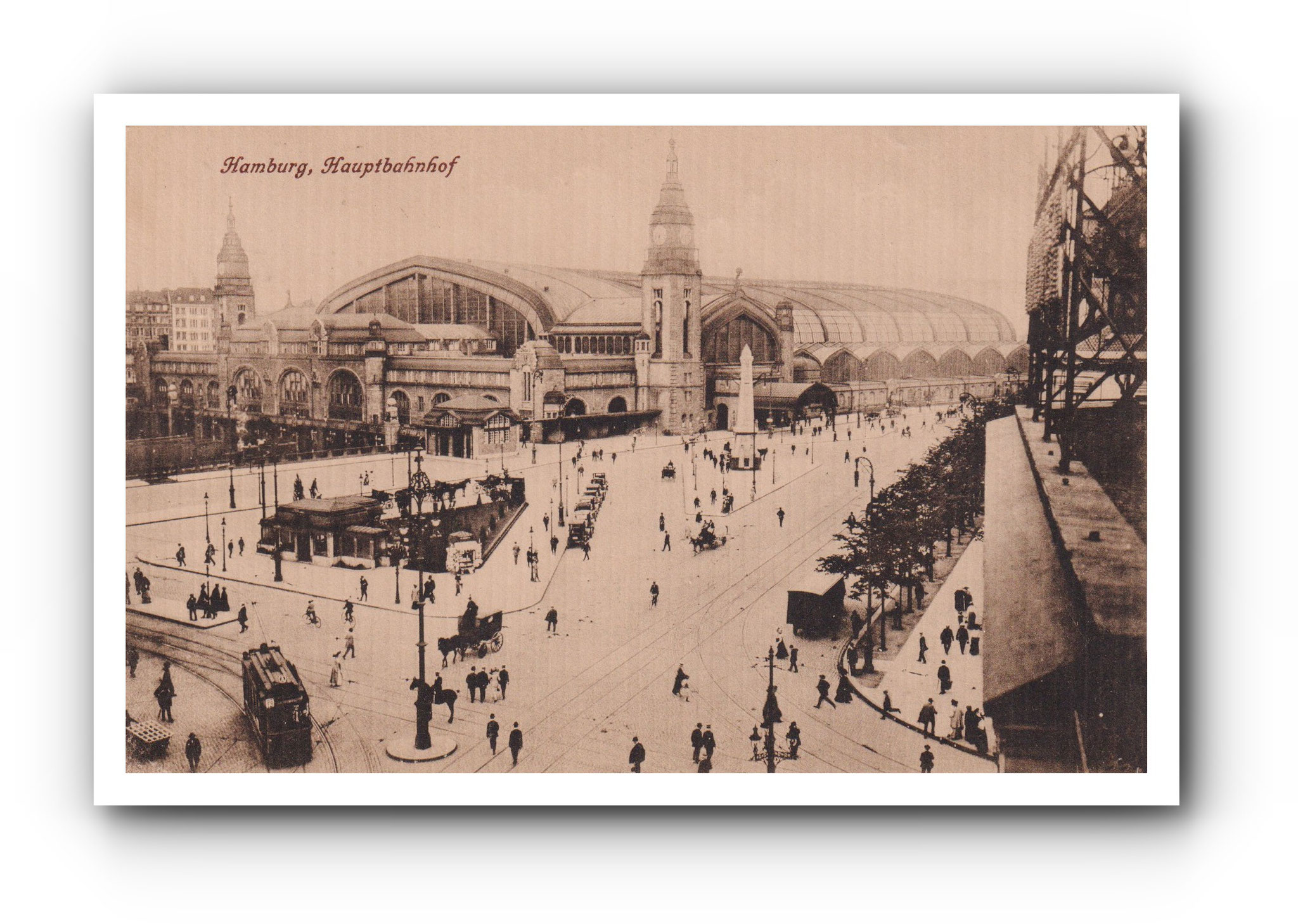 - HAMBURG - Hauptbahnhof -15.05.1918 -