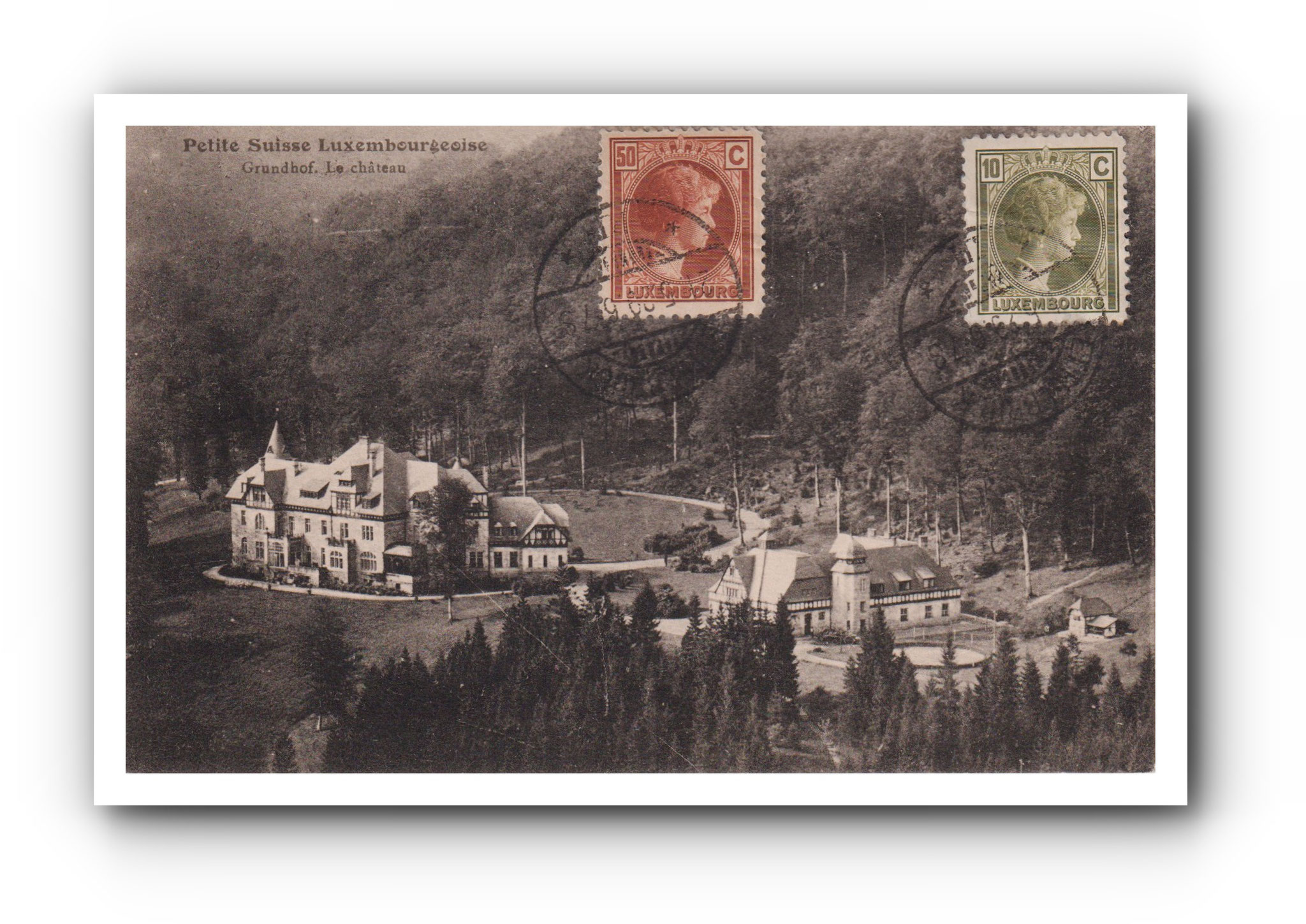 - Petite Suisse Luxembourgeoise - Grundhof - Le château - 21.05.1923 -