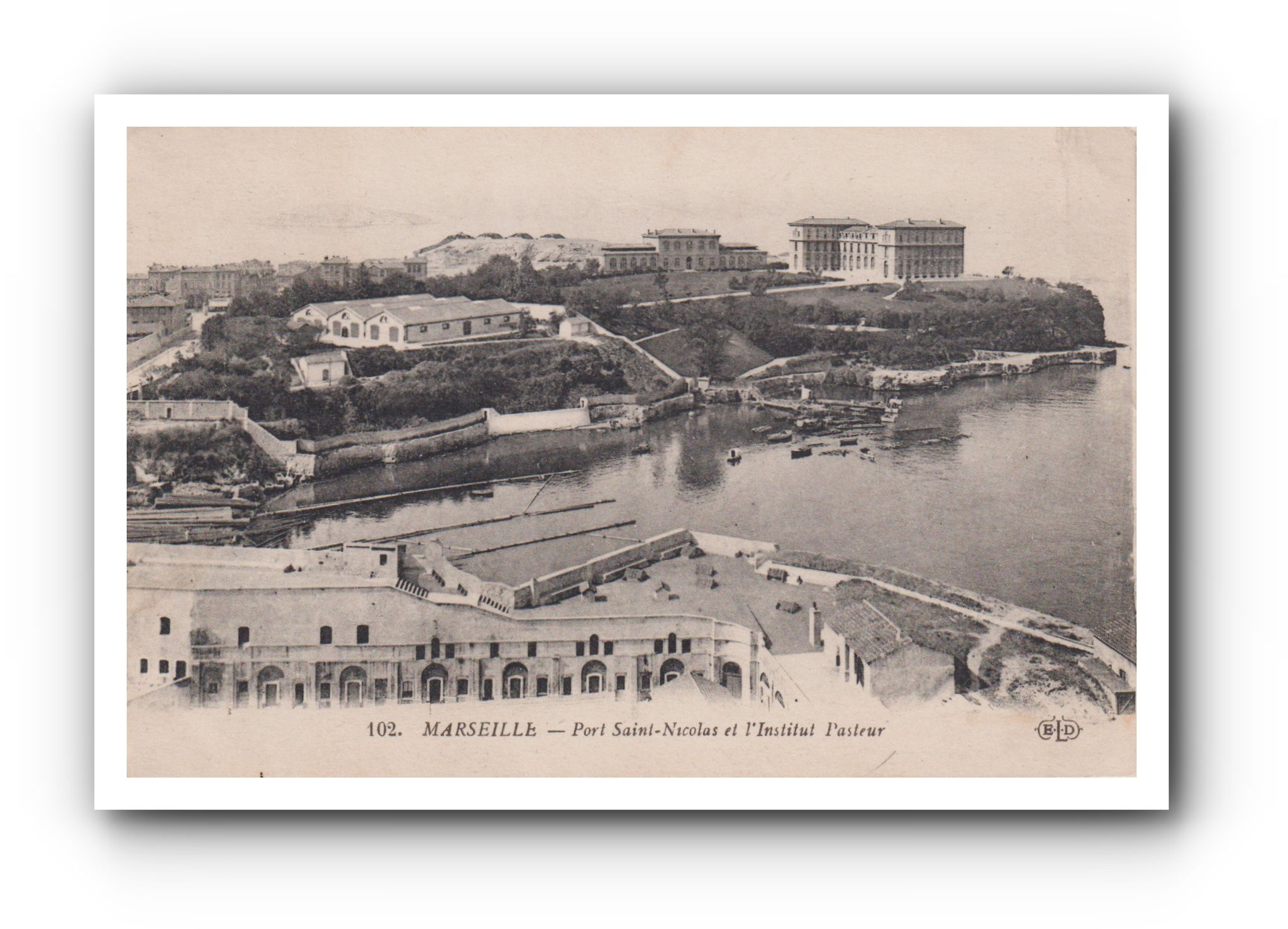 - Port St. Nicolas et l'Institut Pasteur - MARSEILLE - 09.05.1913 -