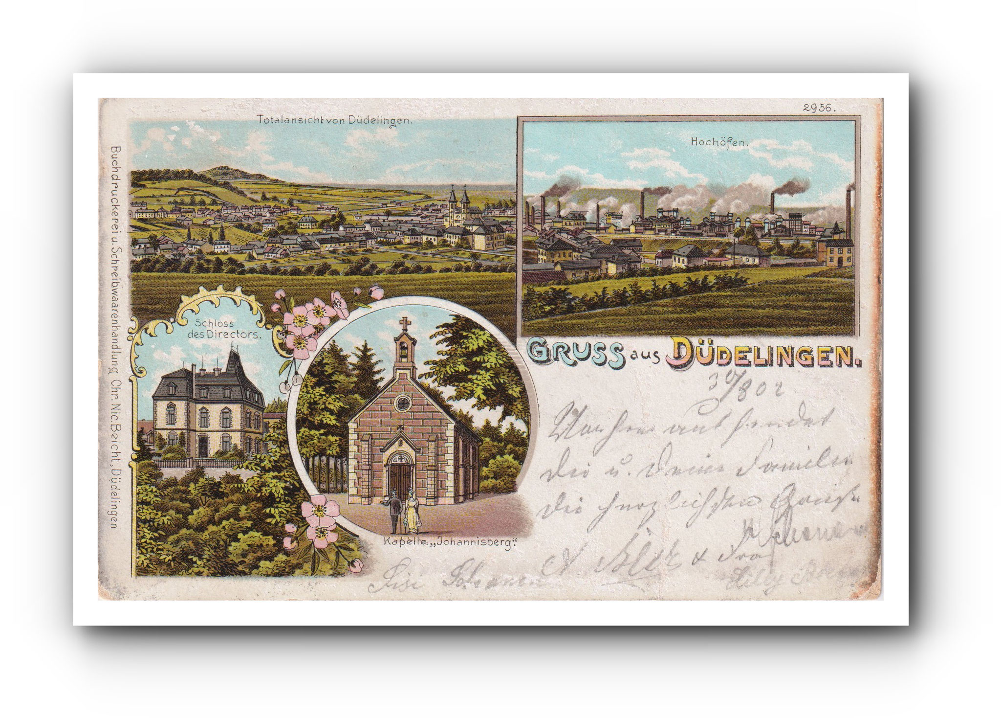 - Gruss aus DÜDELINGEN - 30.08.1902 -