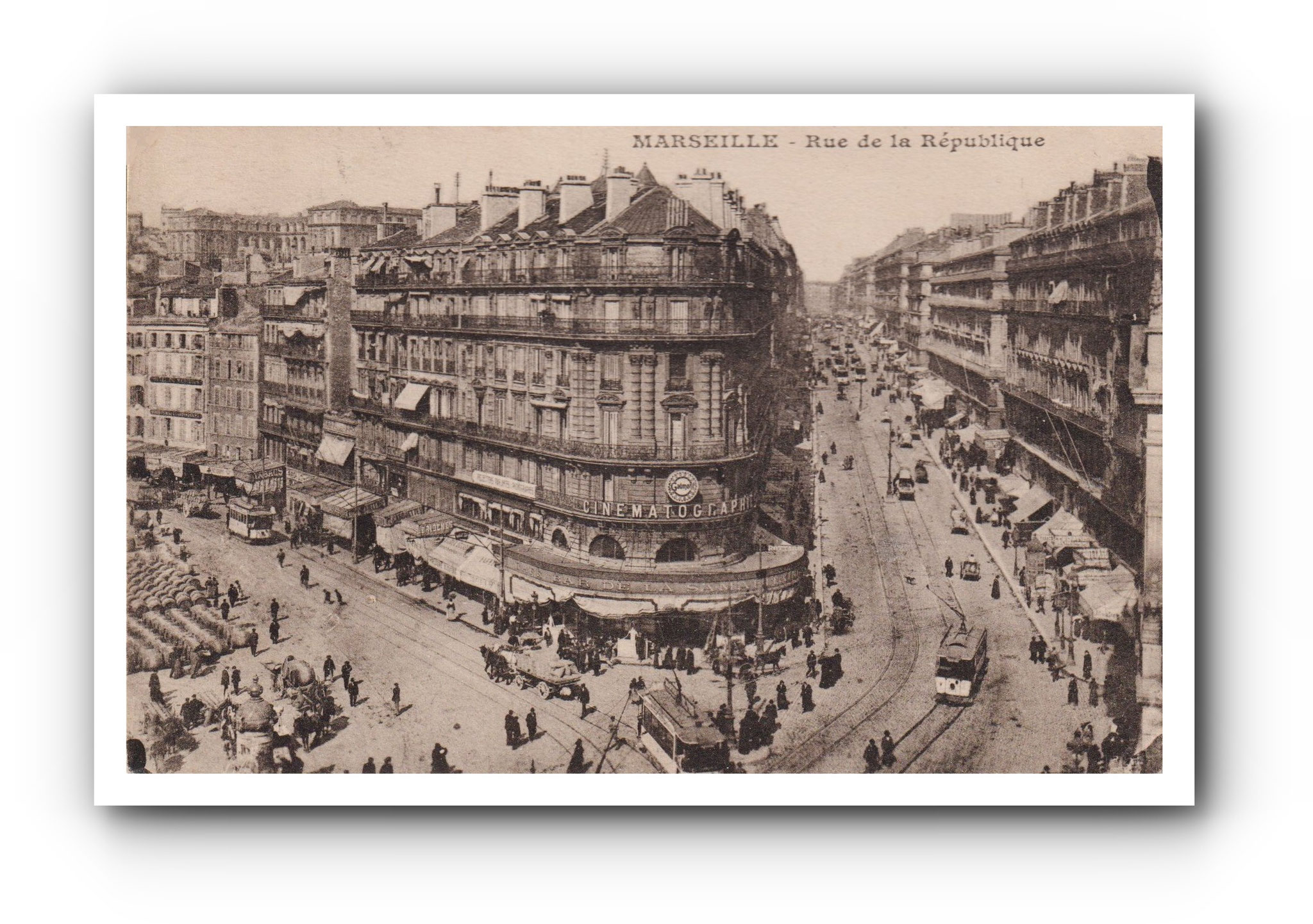 MARSEILLESEILLE  - Rue de la République - 28.02.1923