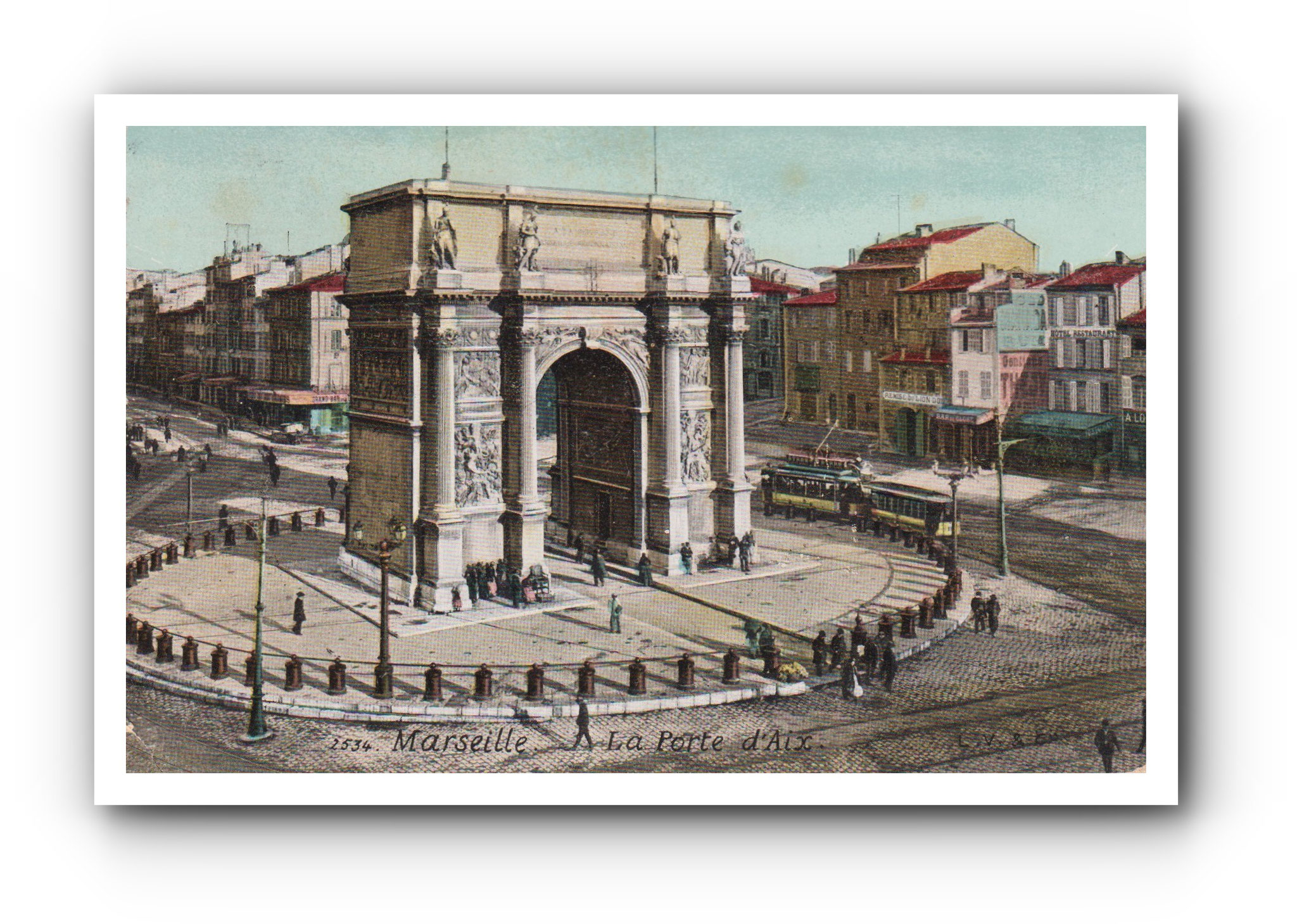 - La Porte d'AIX - MARSEILLE - 01.12.1909 -