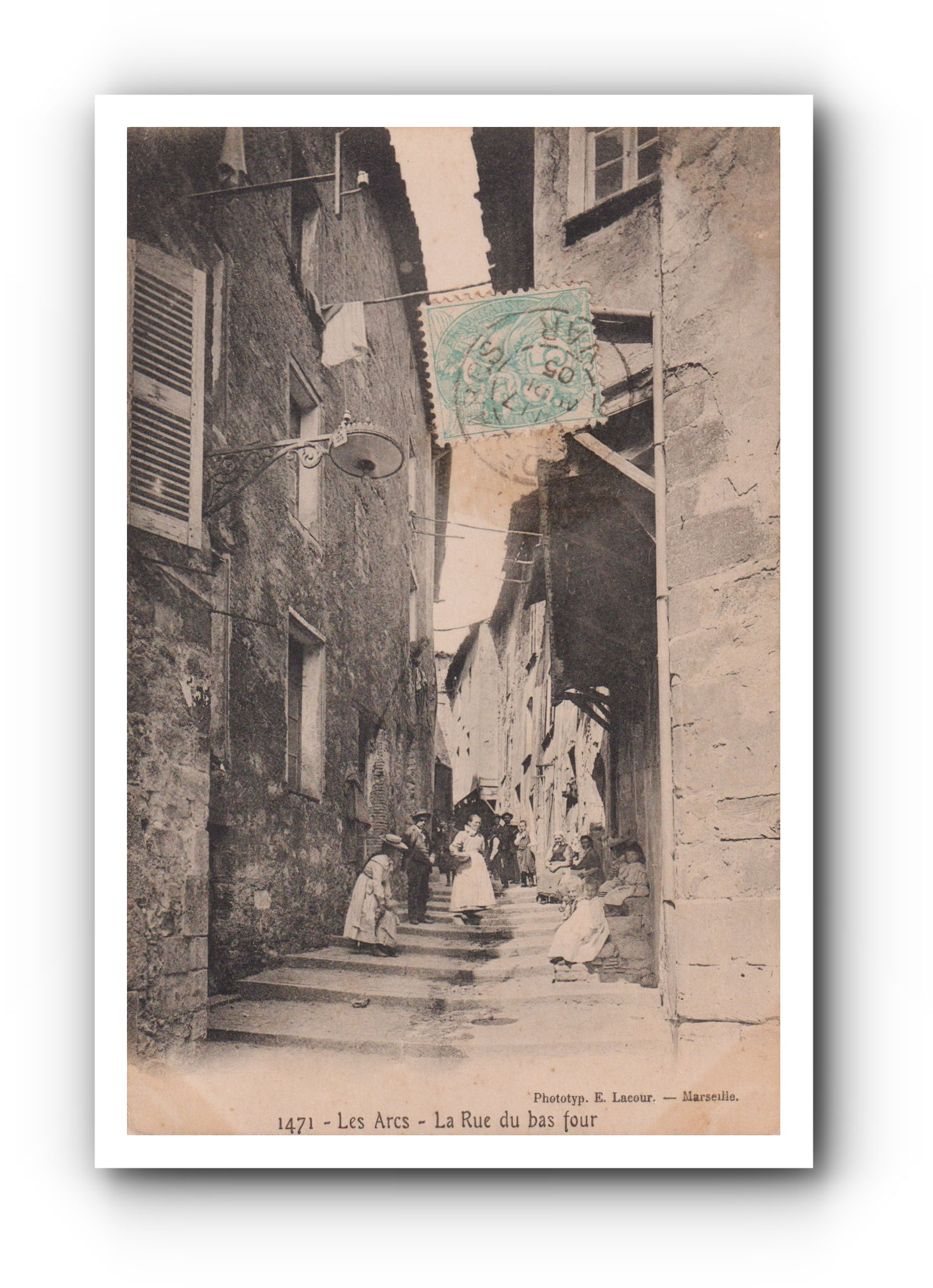- Les Arcs - La Rue du bas four - 1905 -