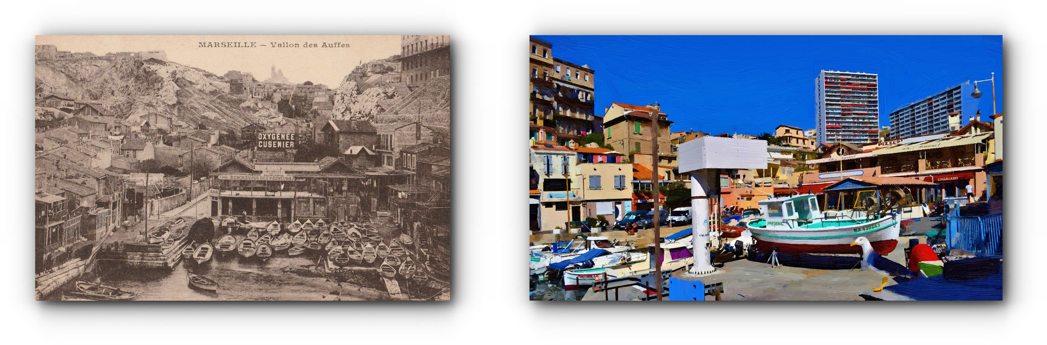 MARSEILLE -Le Vallon des Auffes