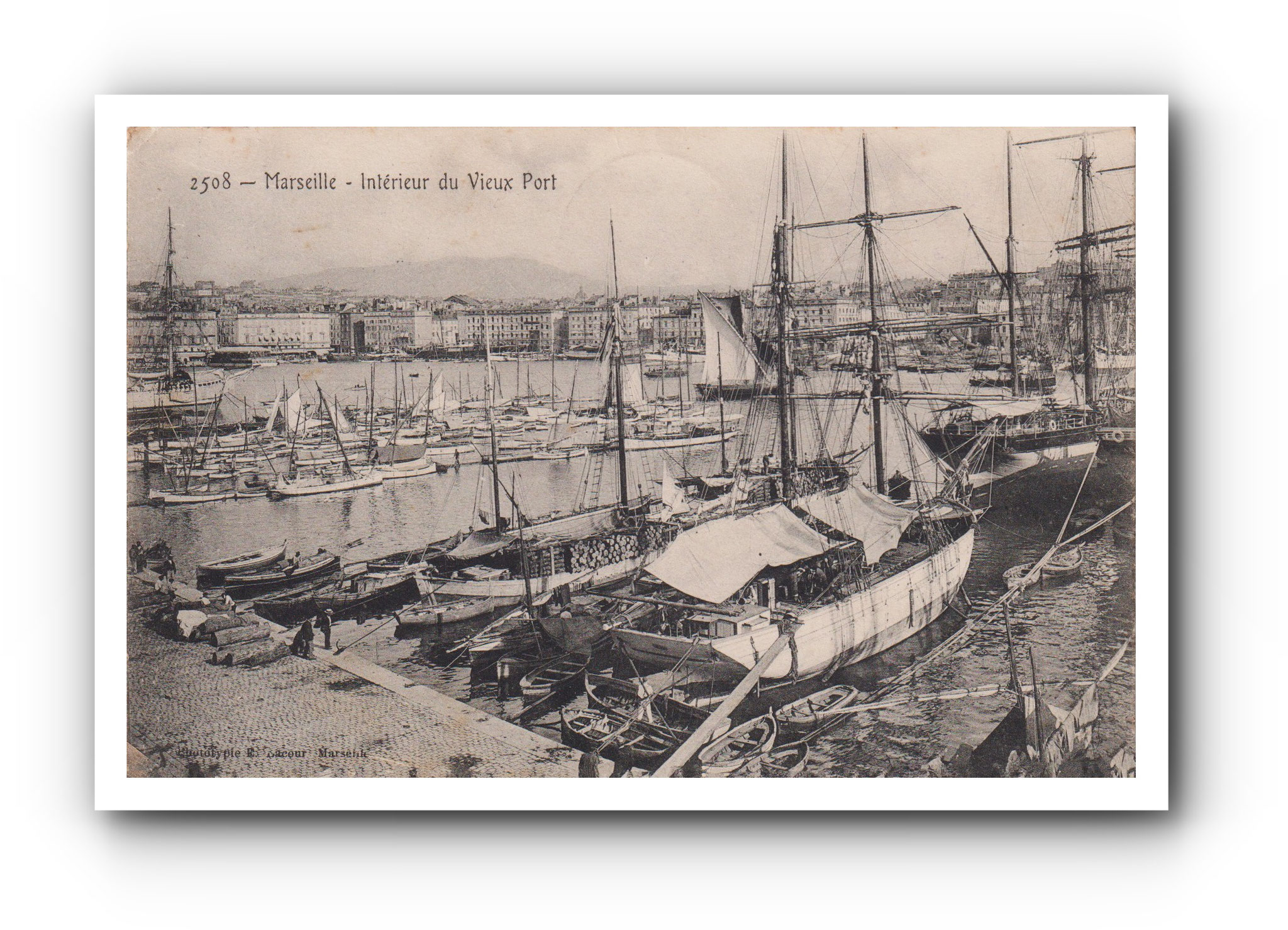 MARSEILLE - Intérieur du Vieux Port - 13.09.1908