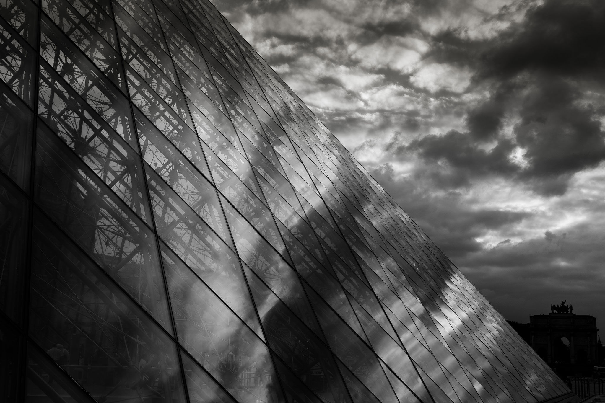 Louvre Pyramid, Paris, France (2016)