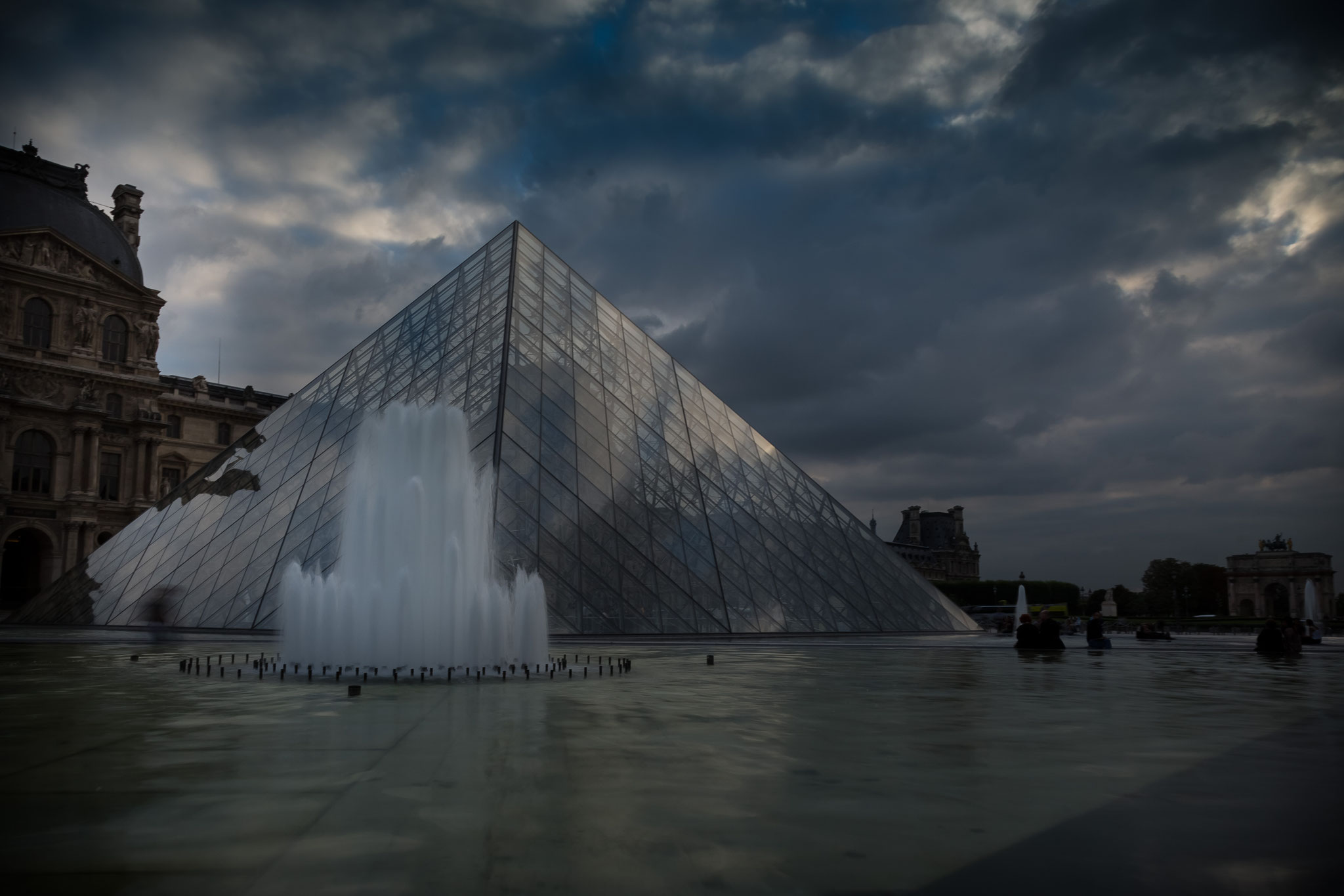 Louvre Pyramid, Paris, France (2106)